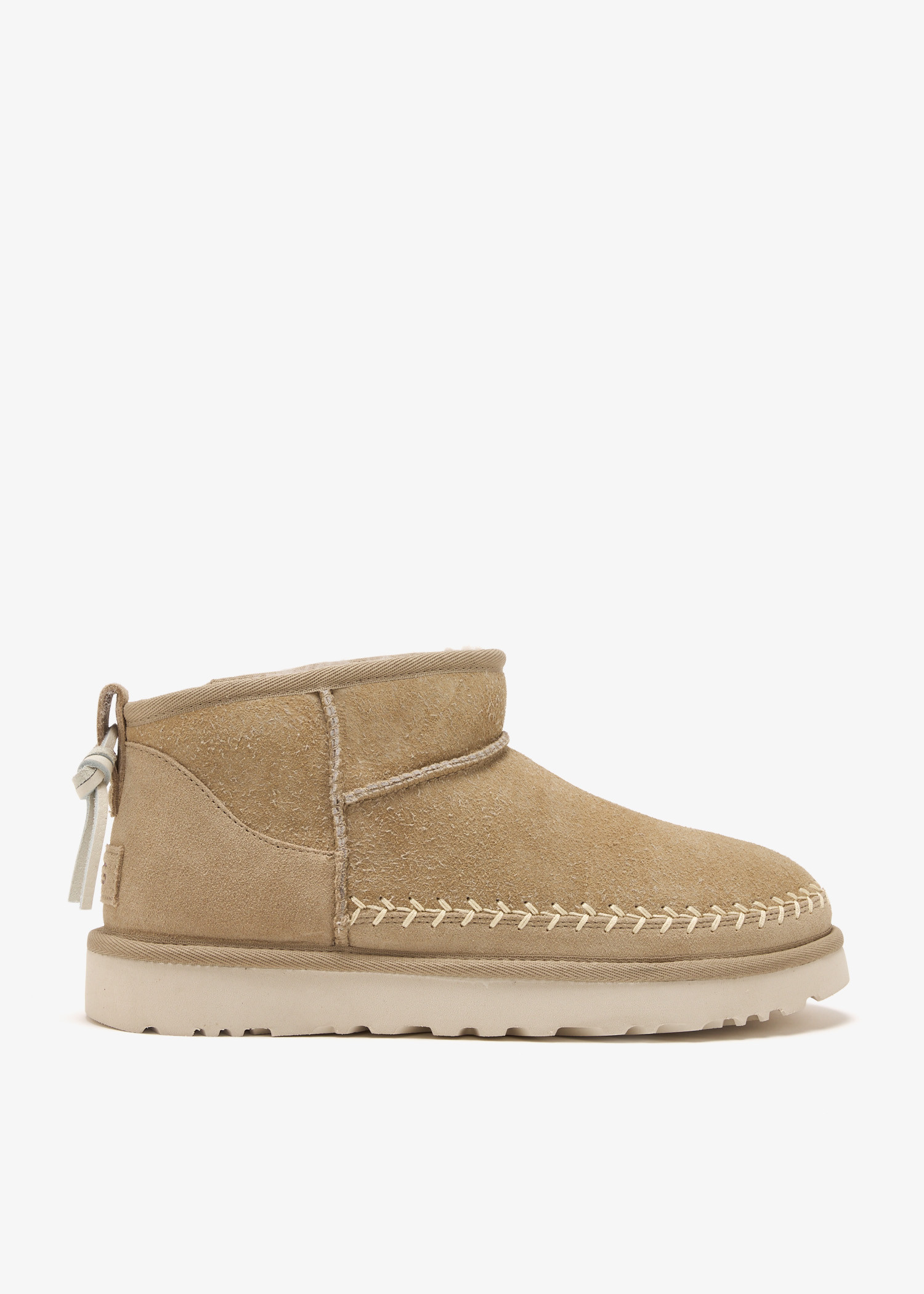 

Classic Ultra Mini Biarritz boots, Beige