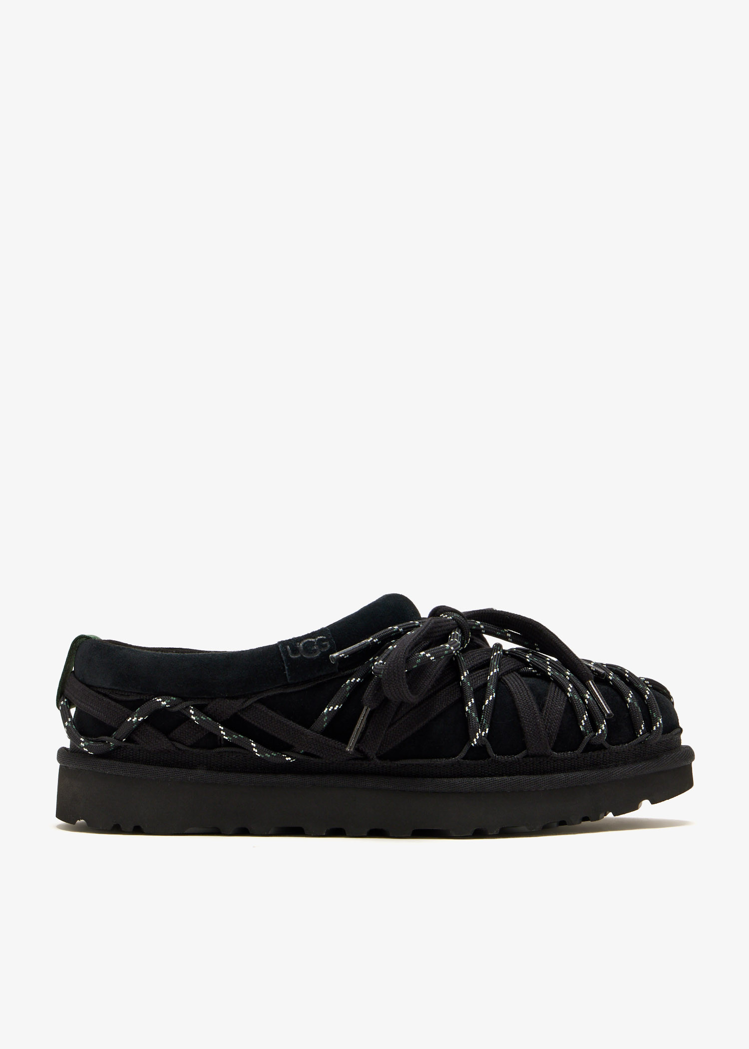 

Tasman Lace slippers, Black