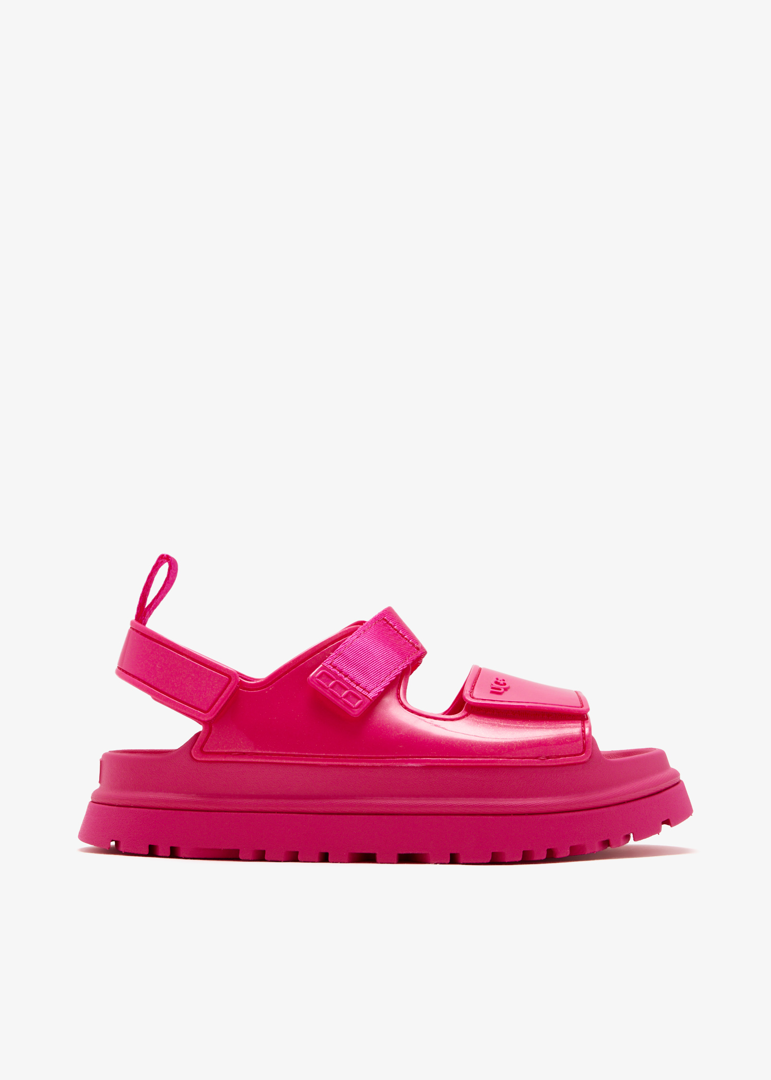 

Goldenglow Glossy sparkle sandals, Pink