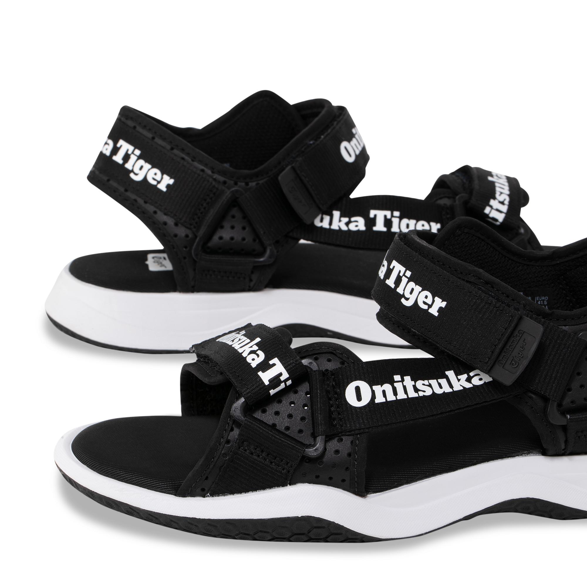 

Ohbori strap sandals, Black