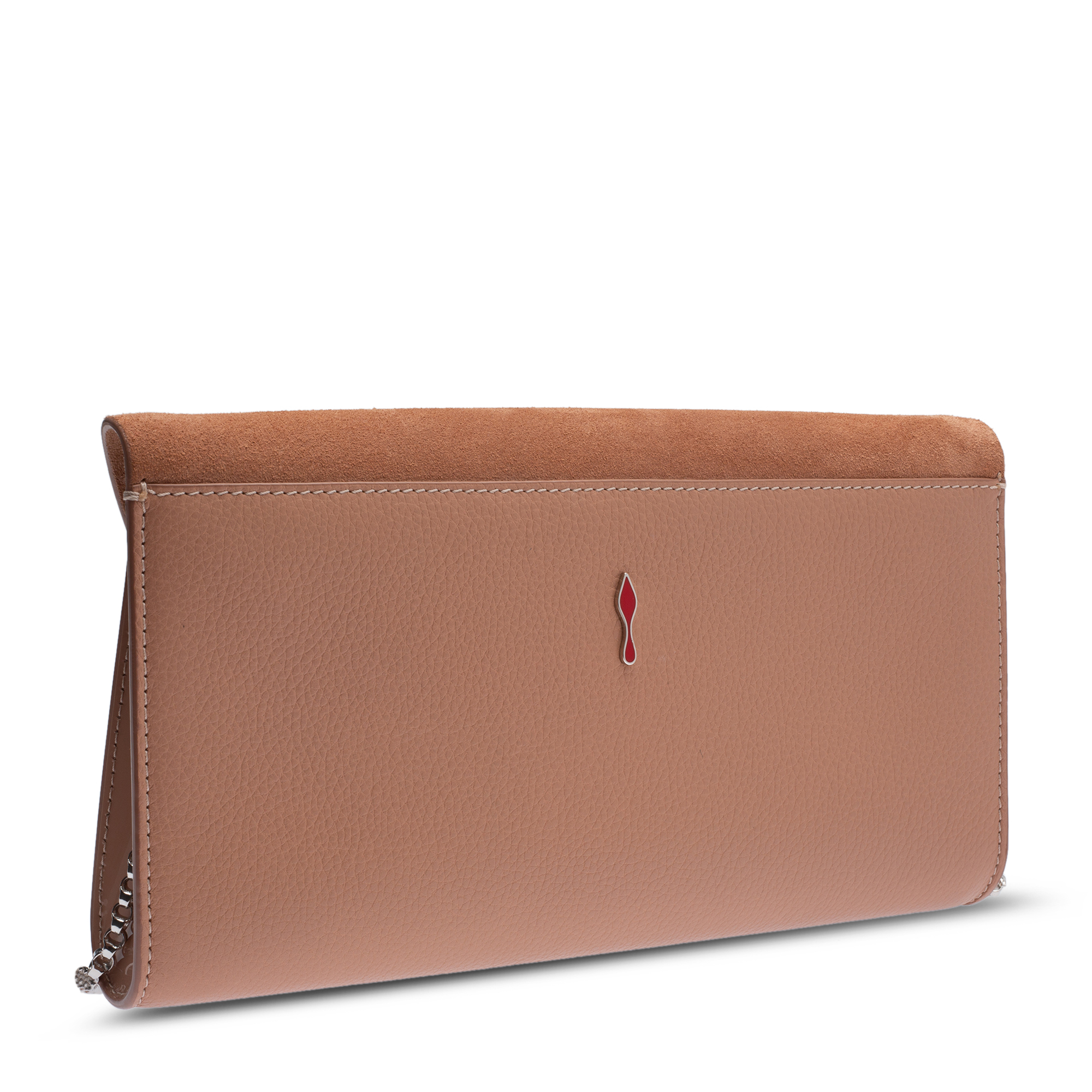 

Vero Dodat suede clutch, Beige