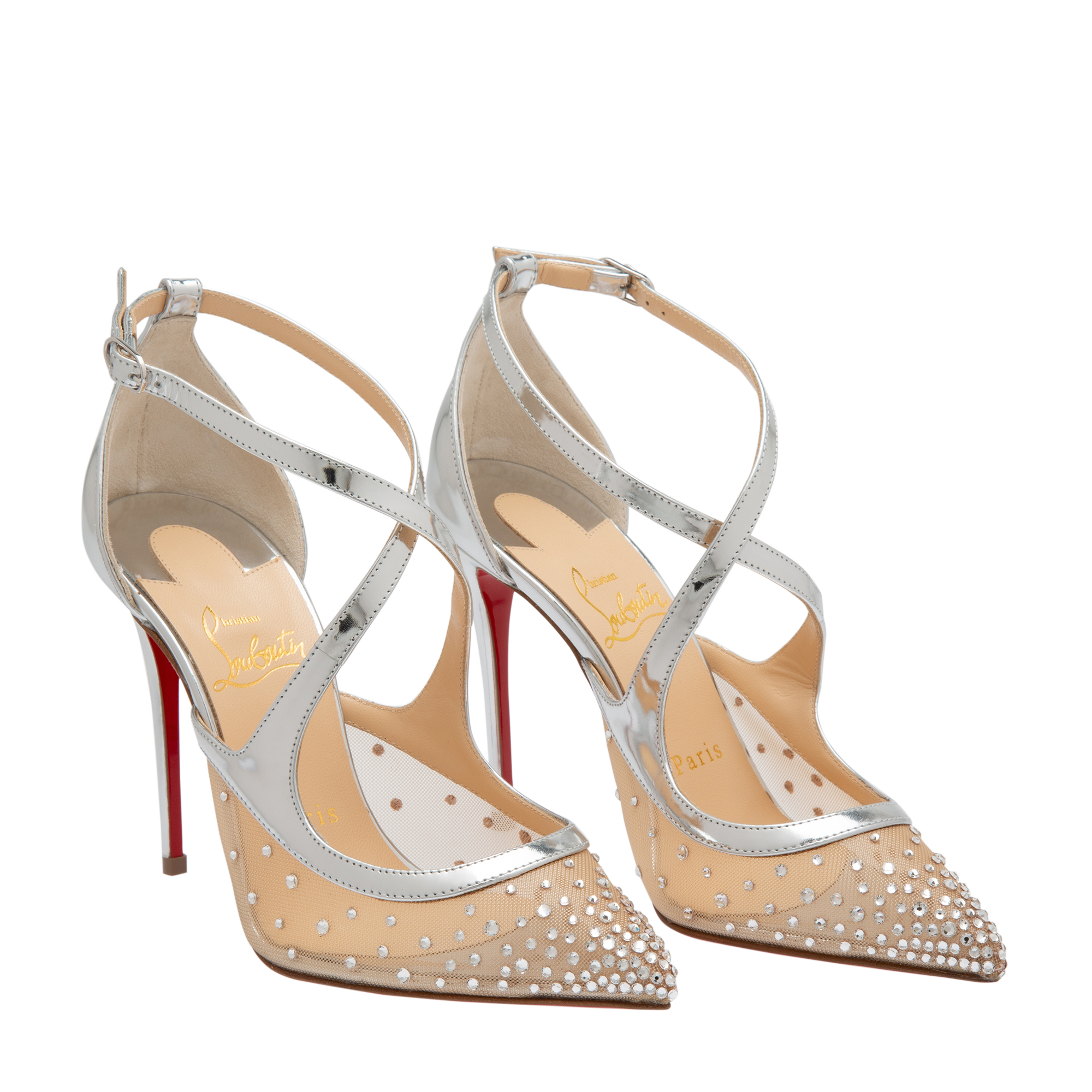 

Twistissima strass 100 pumps, Silver