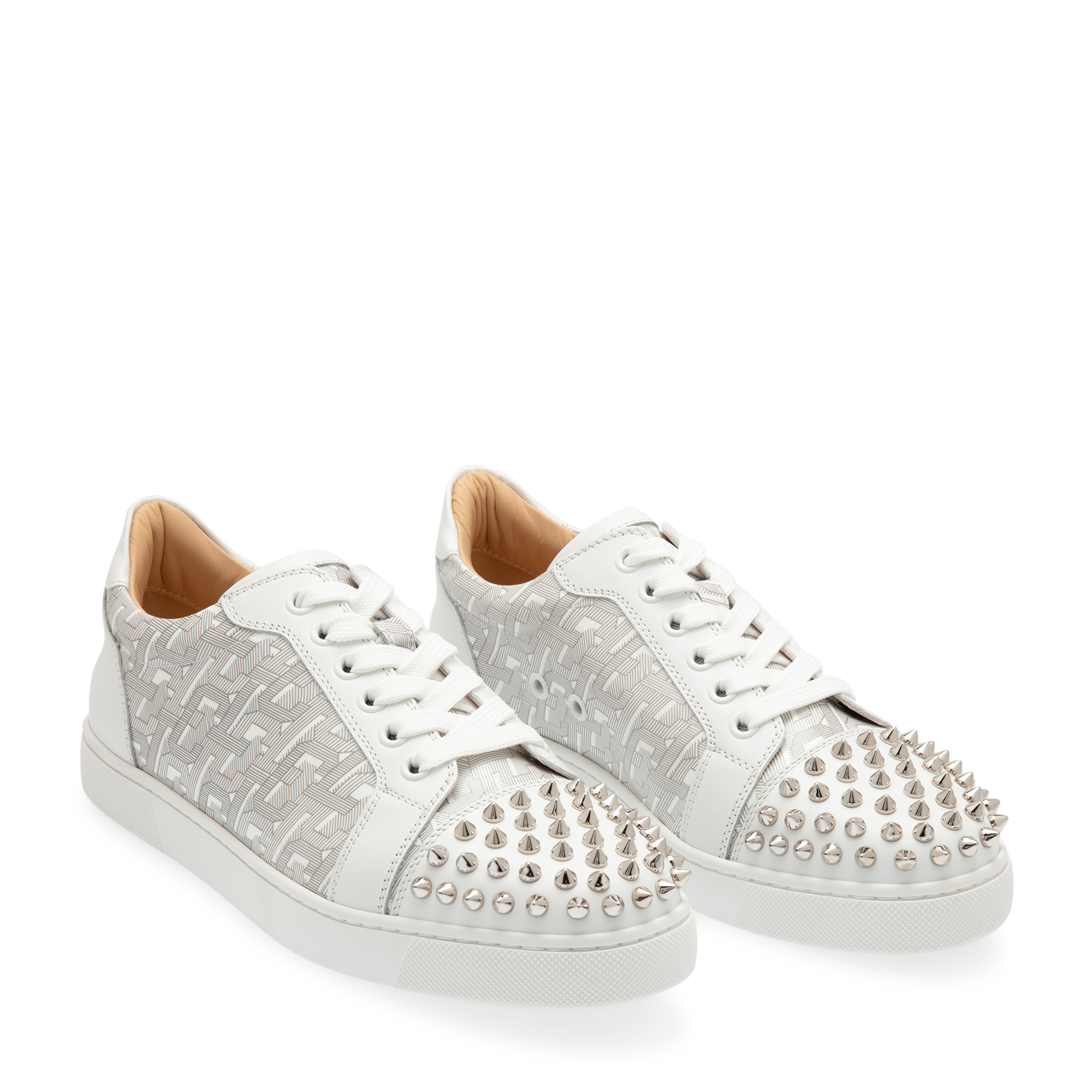 

Vieira spikes sneakers, White