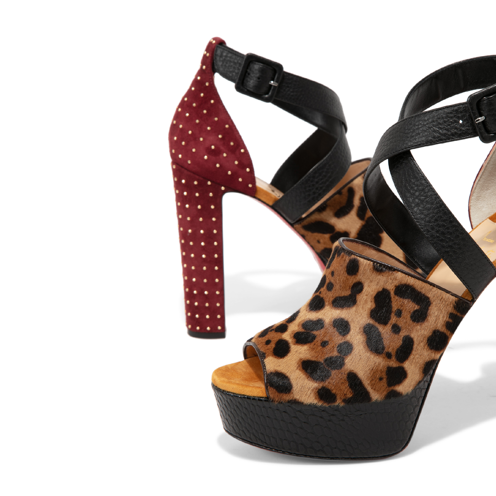 

Bingirl Plume sandals, Animal print