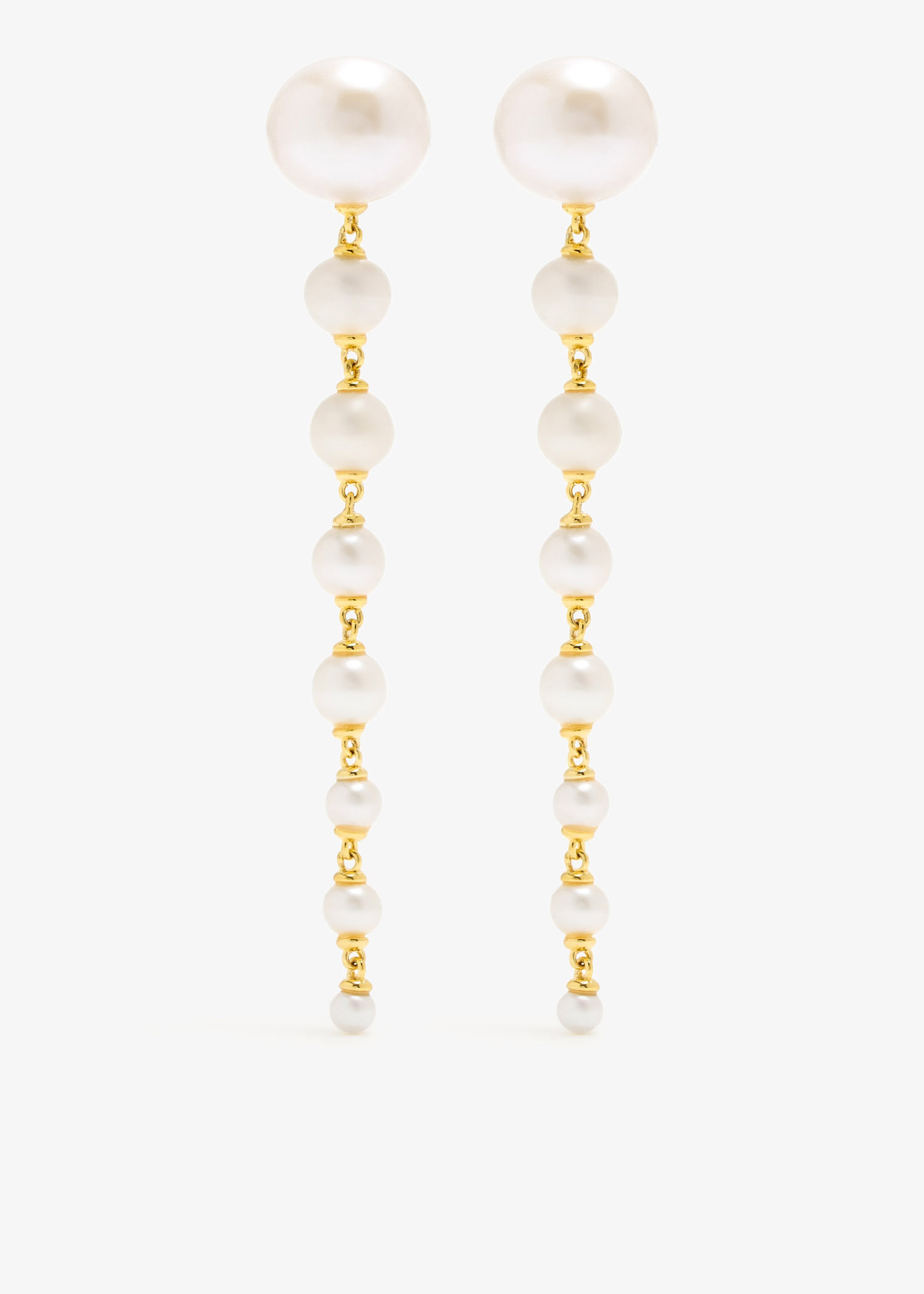 

Lumora Chandelier earrings, White