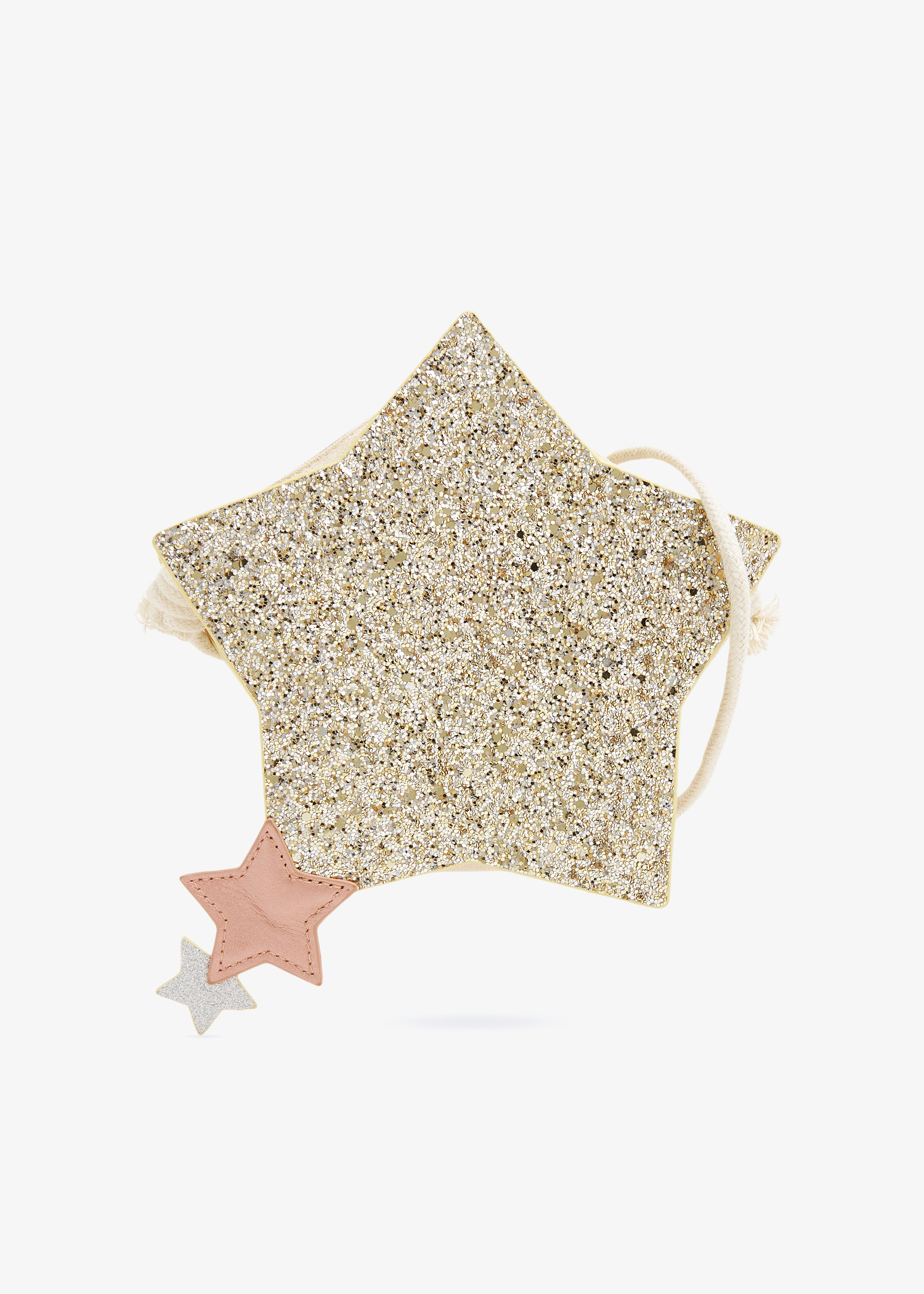 

Super sparkle star bag, Gold