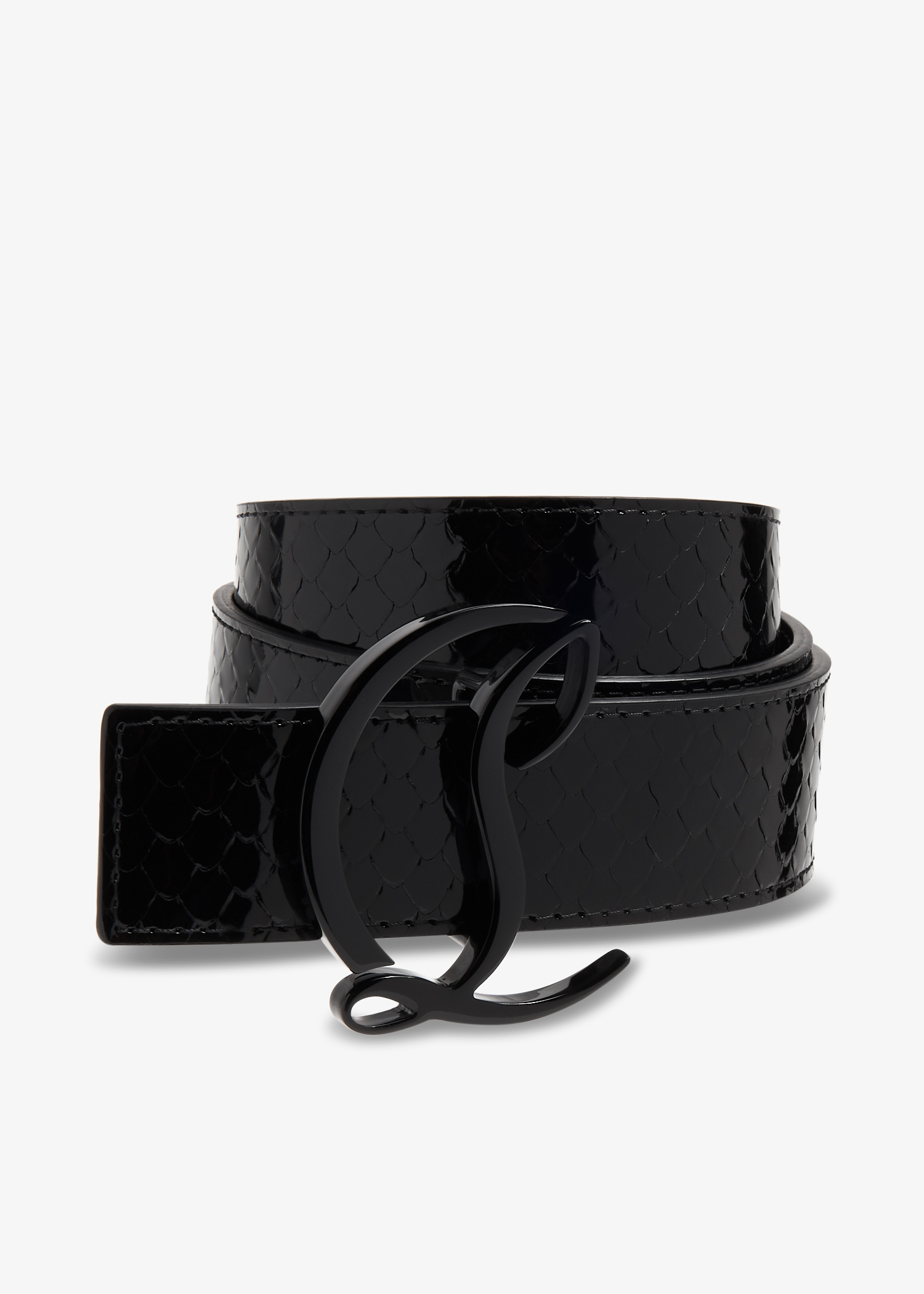 

CL logo belt, Black