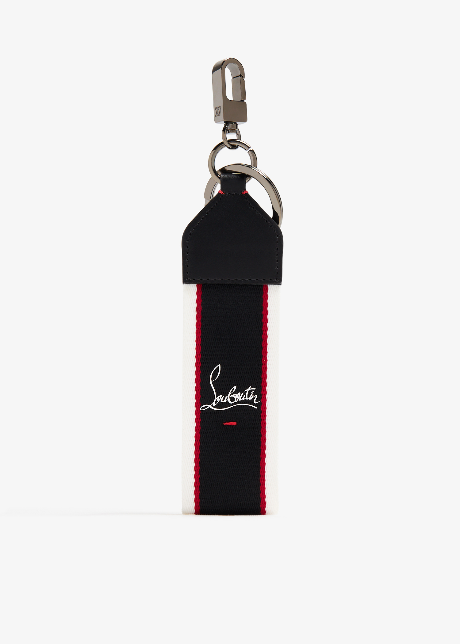 

F.A.V. keyring, Black