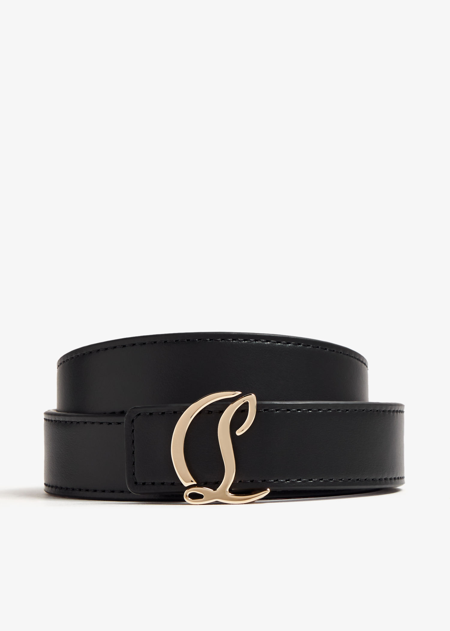 

CL logo belt, Black