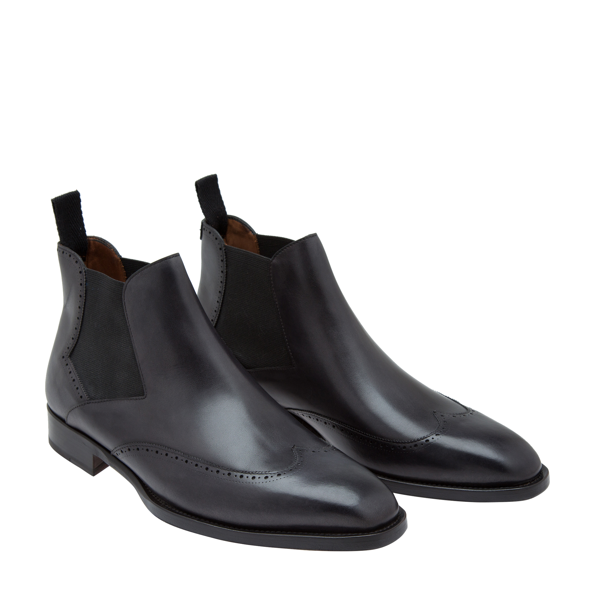

Leather Chelsea boots, Black