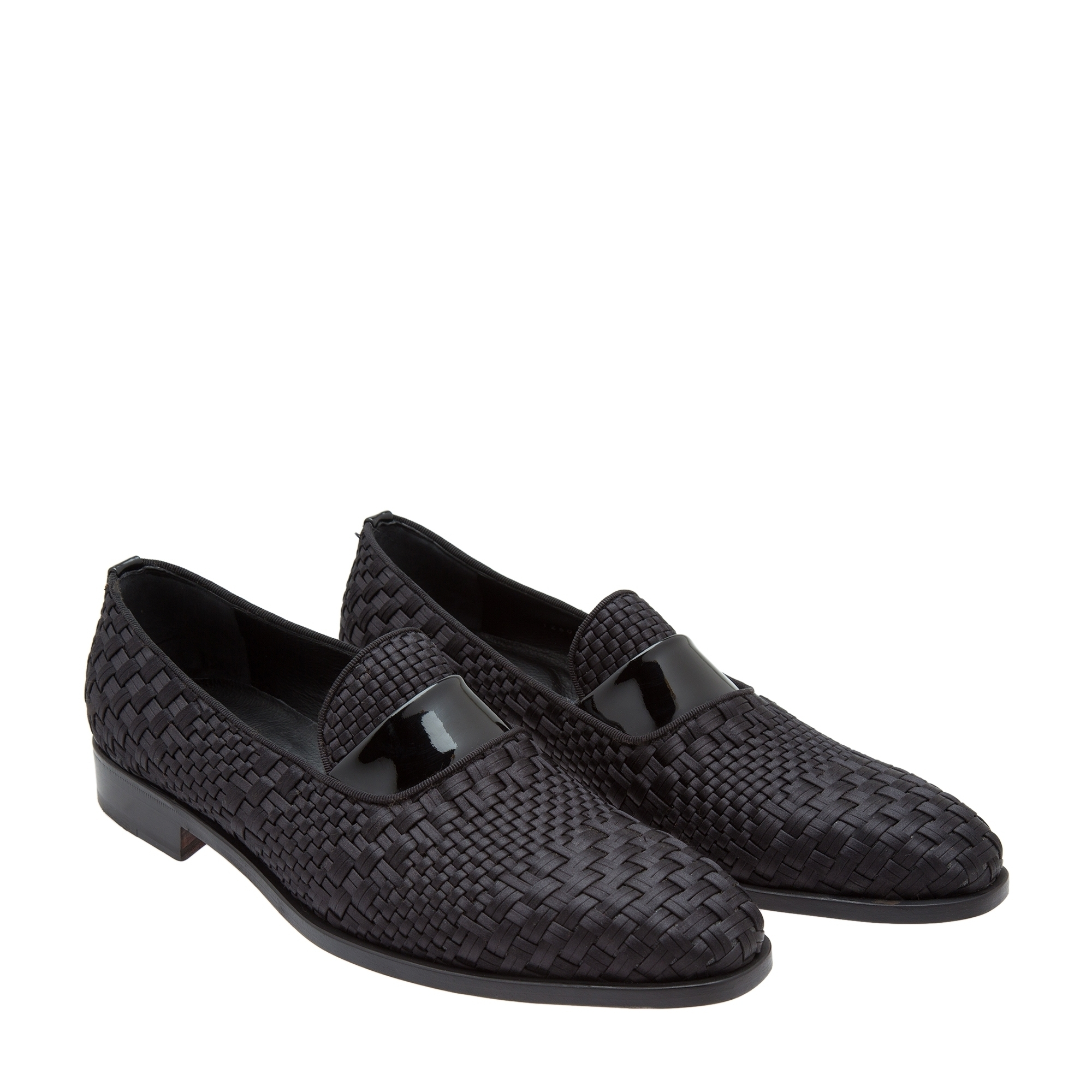 

Satin loafers, Black