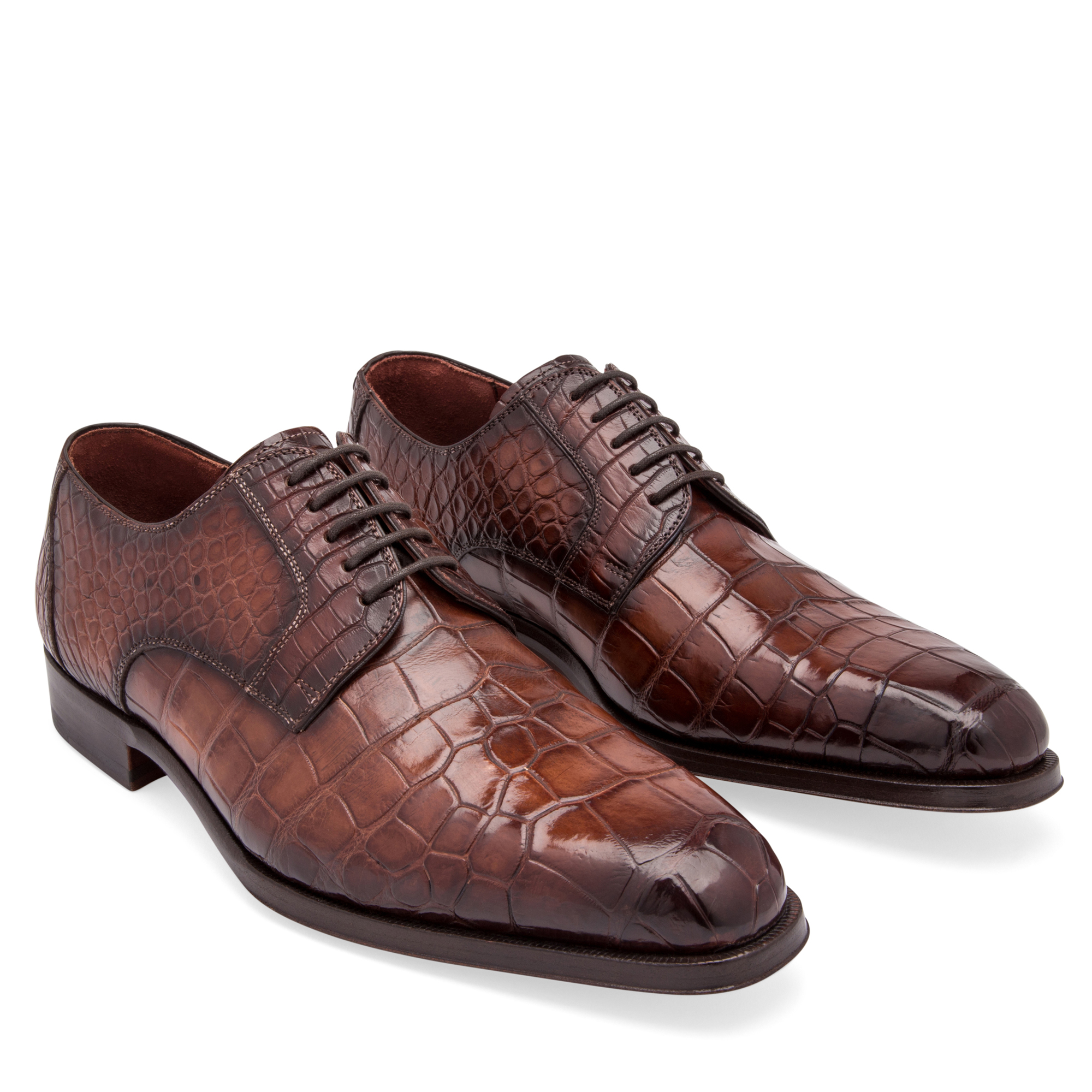 

Alligator Loafers, Brown