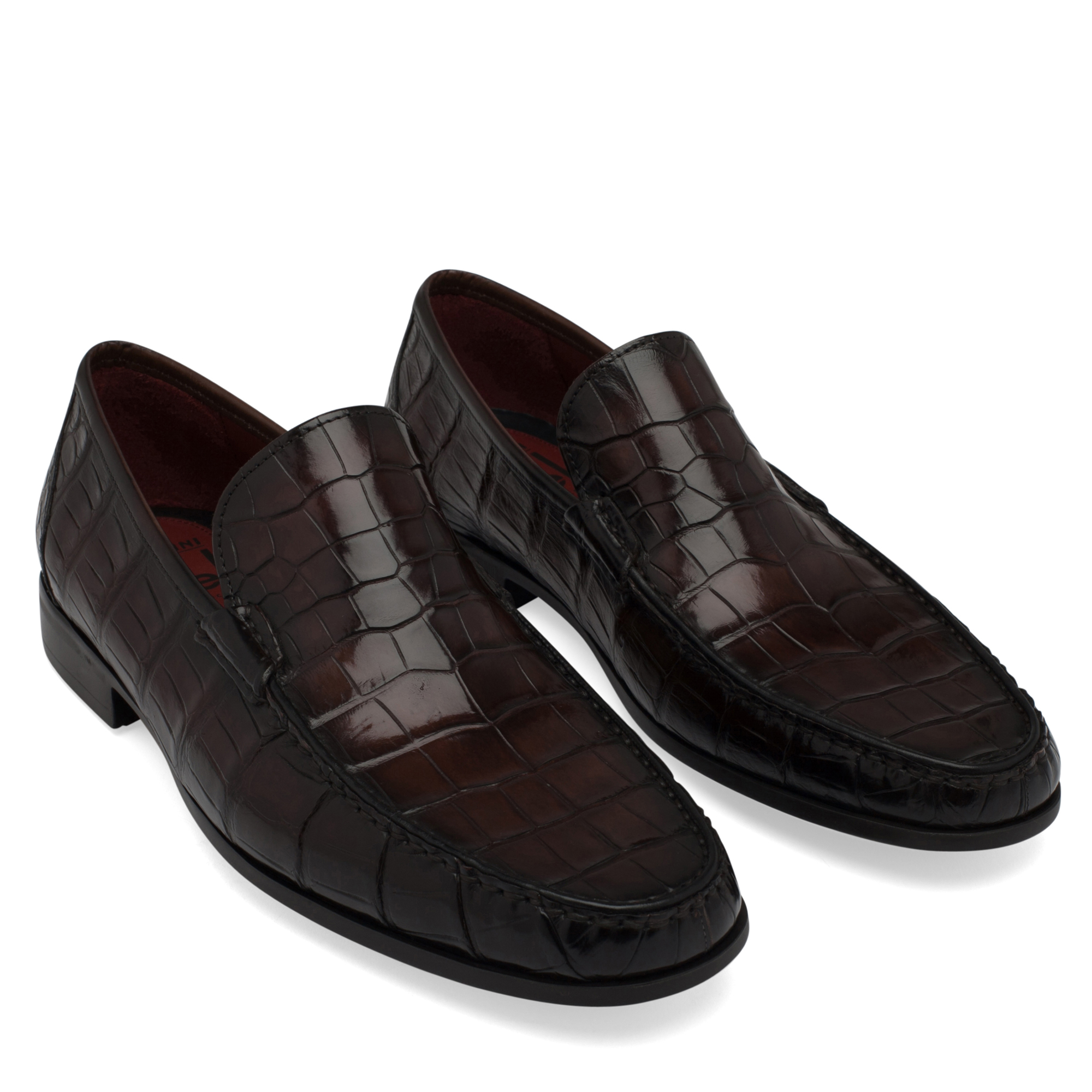 

Crocodile Loafers, Brown