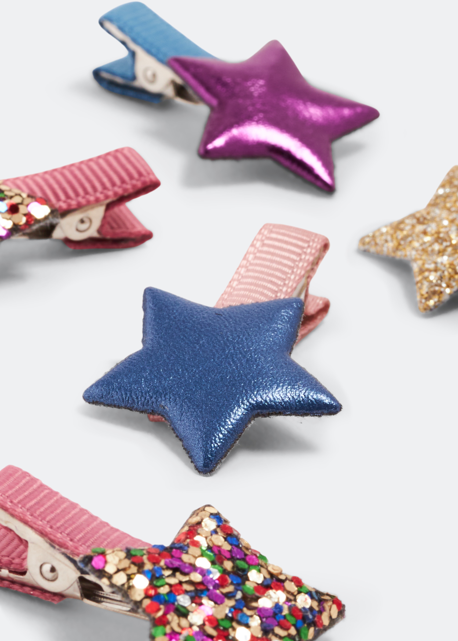 

Ziggy Star mini clips, Multicolored
