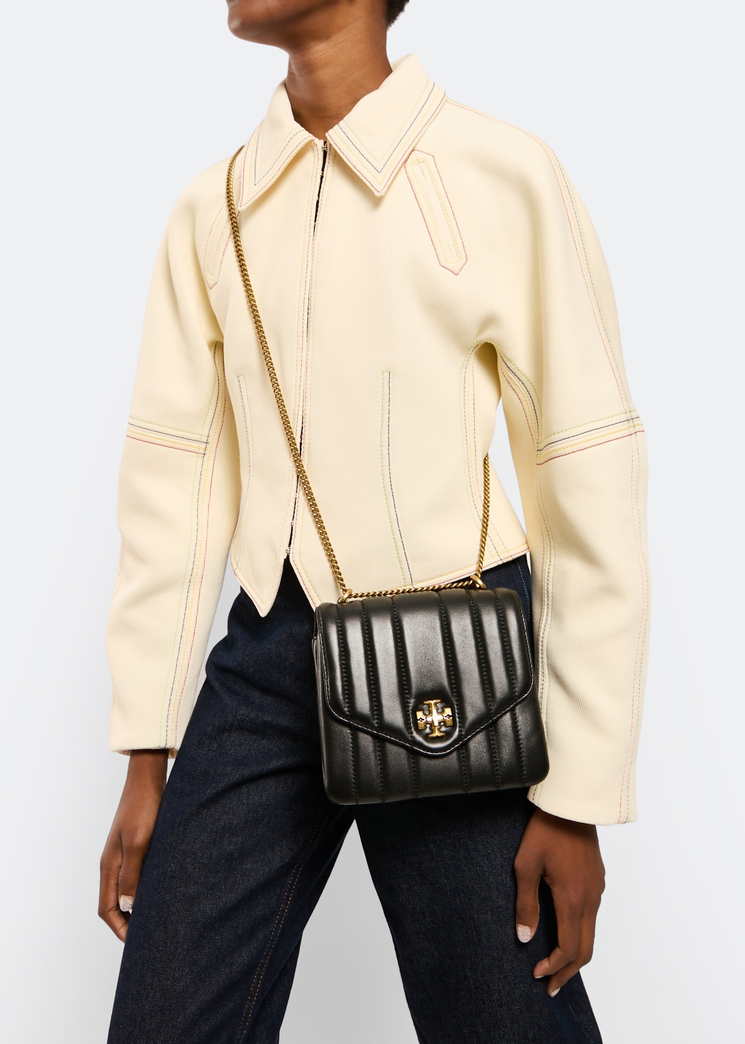 

Kira square crossbody bag, Black