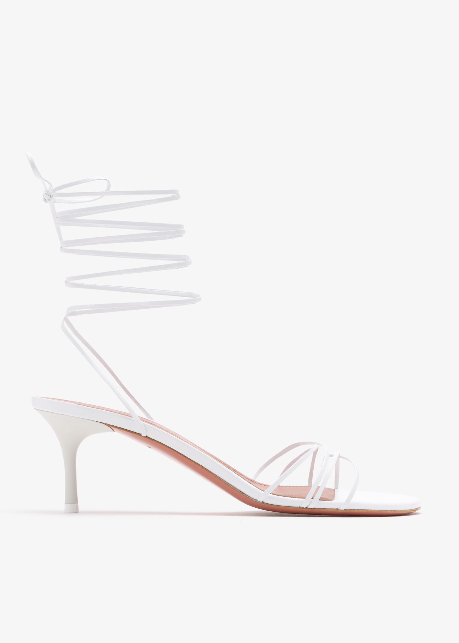 

Lori 60 lace-up sandals, White