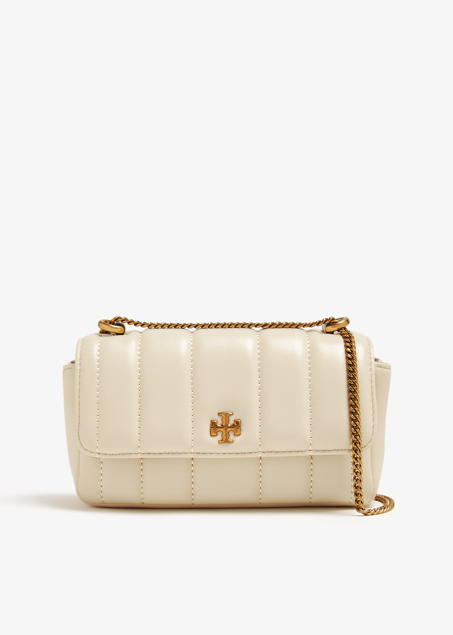 

Kira mini flap bag, Beige