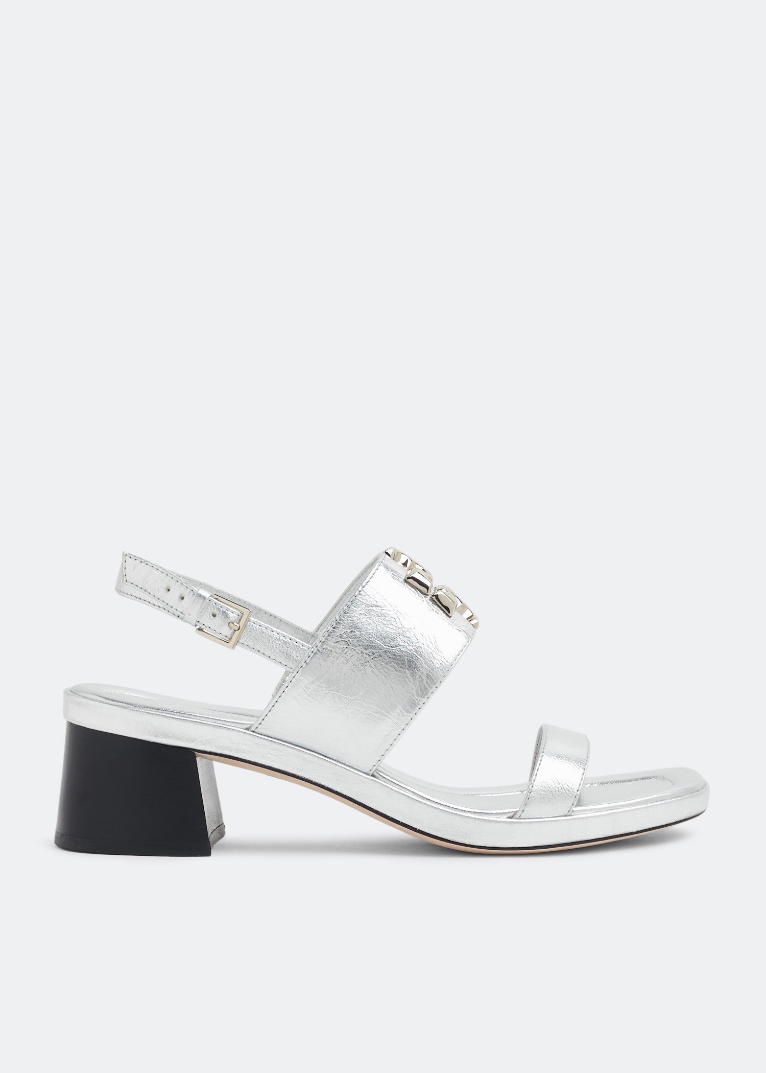 

Eleanor heel sandals, Silver