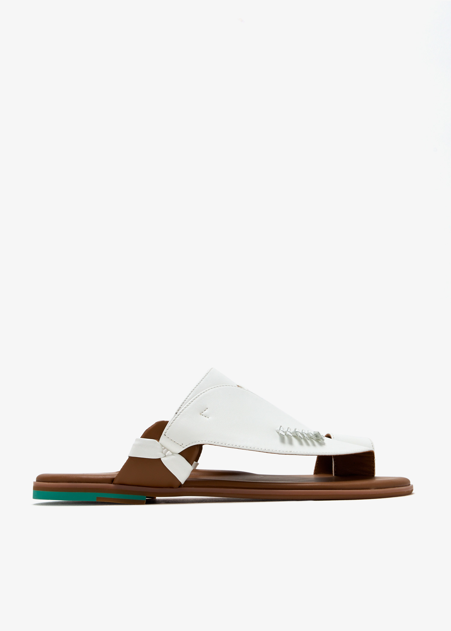 

Signature Collection sandals, White