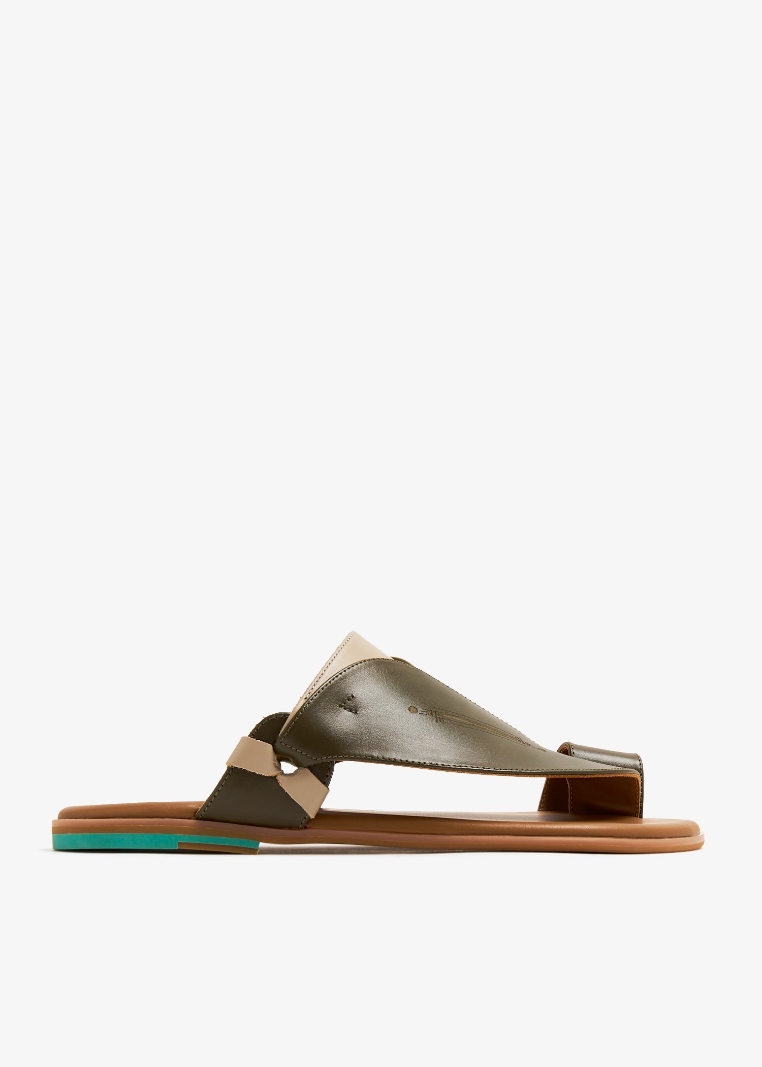 

Mahara sandals, Green