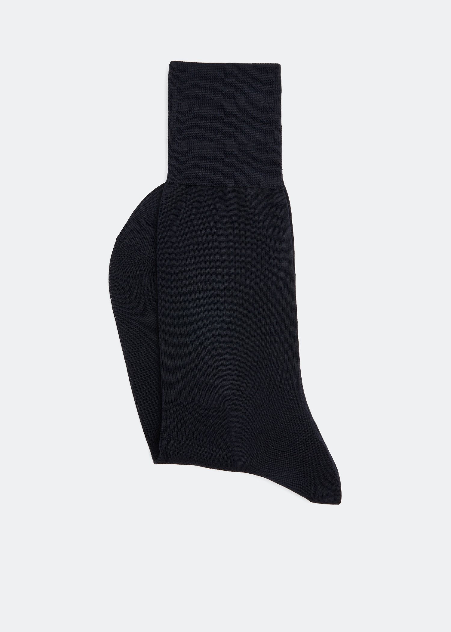 

No. 4 Pure Silk Gentlemen socks, Blue