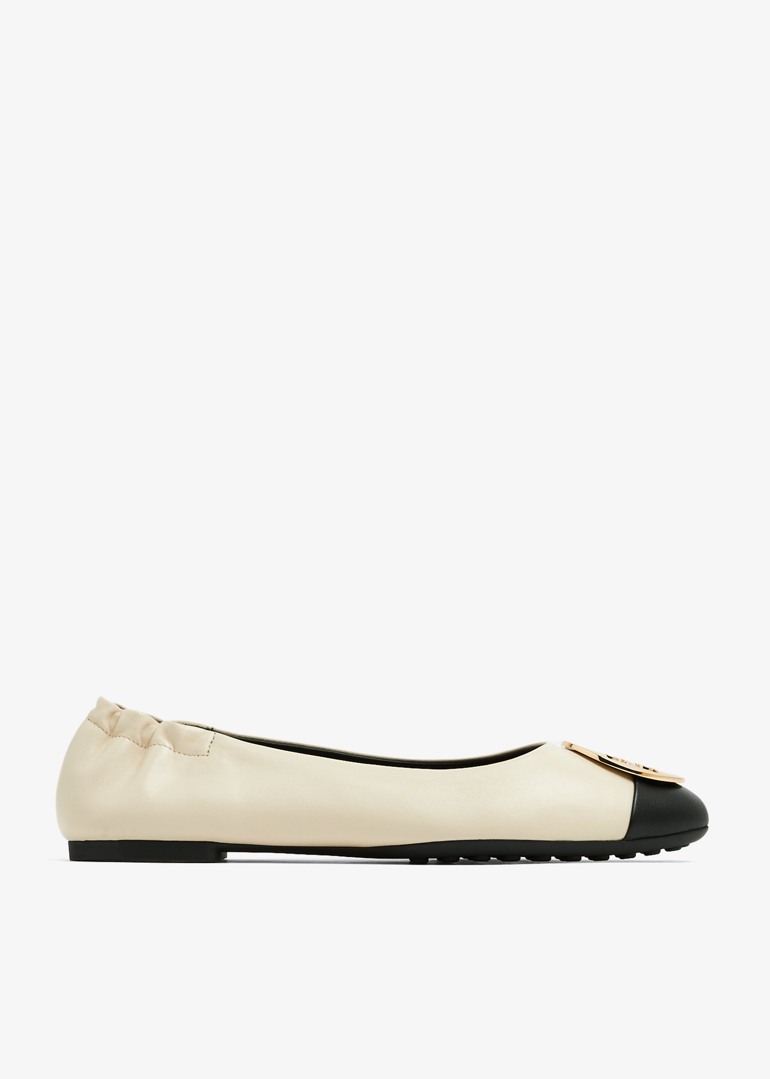 

Claire Cap-Toe ballet flats, Beige