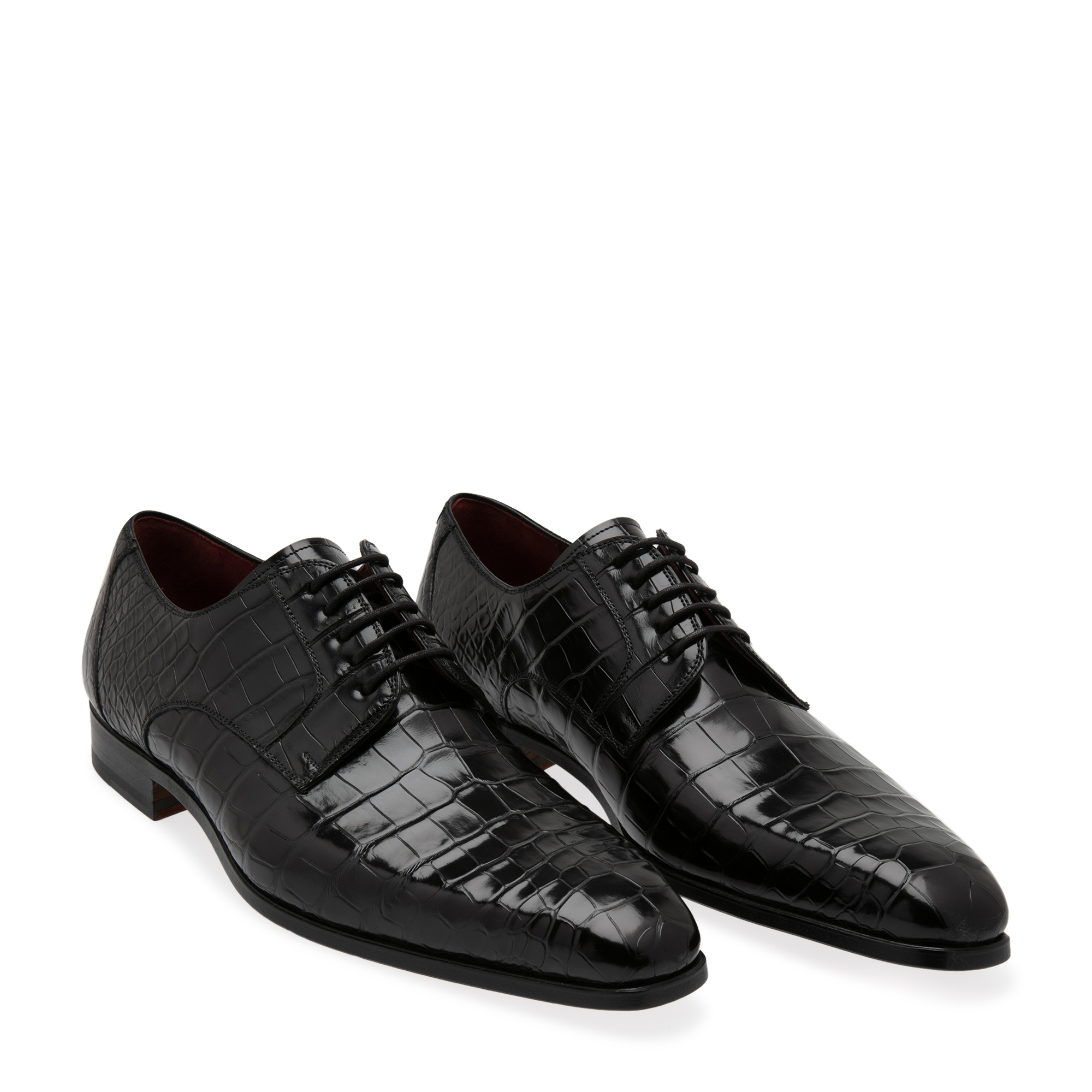 

Alligator leather shoes, Black