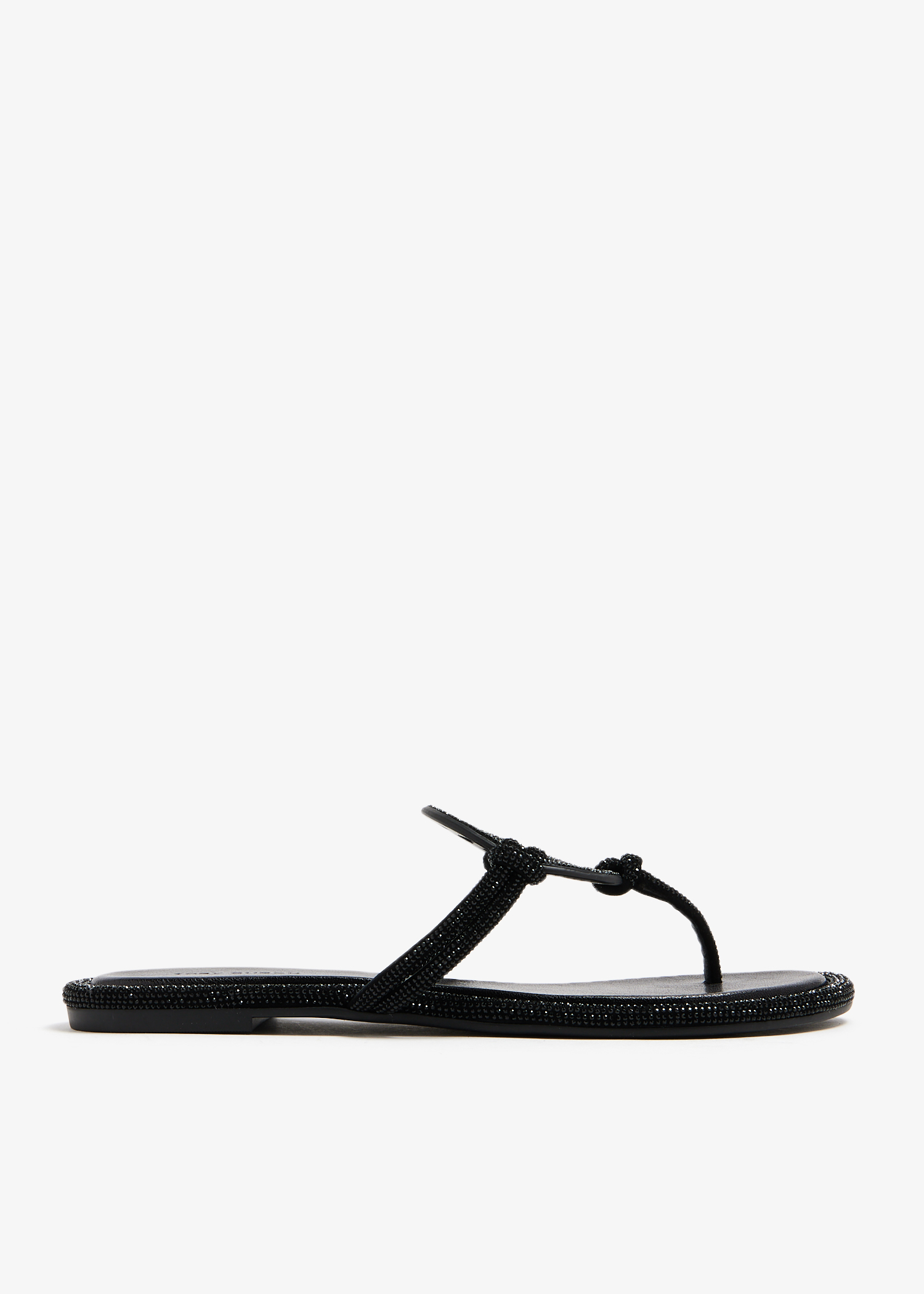 

Miller pavé knotted sandals, Black