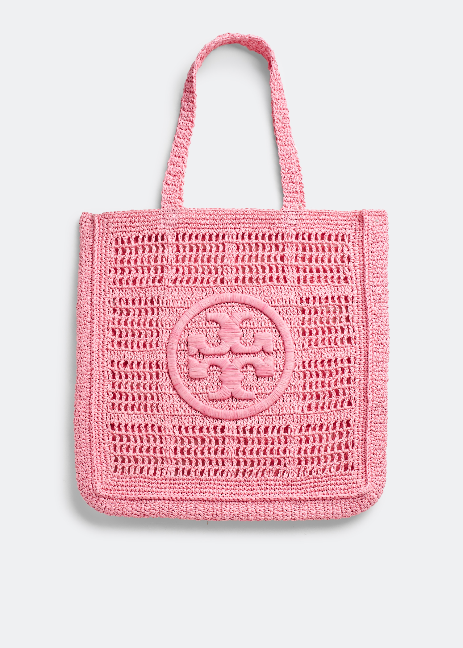 

Ella hand-crocheted tote bag, Pink