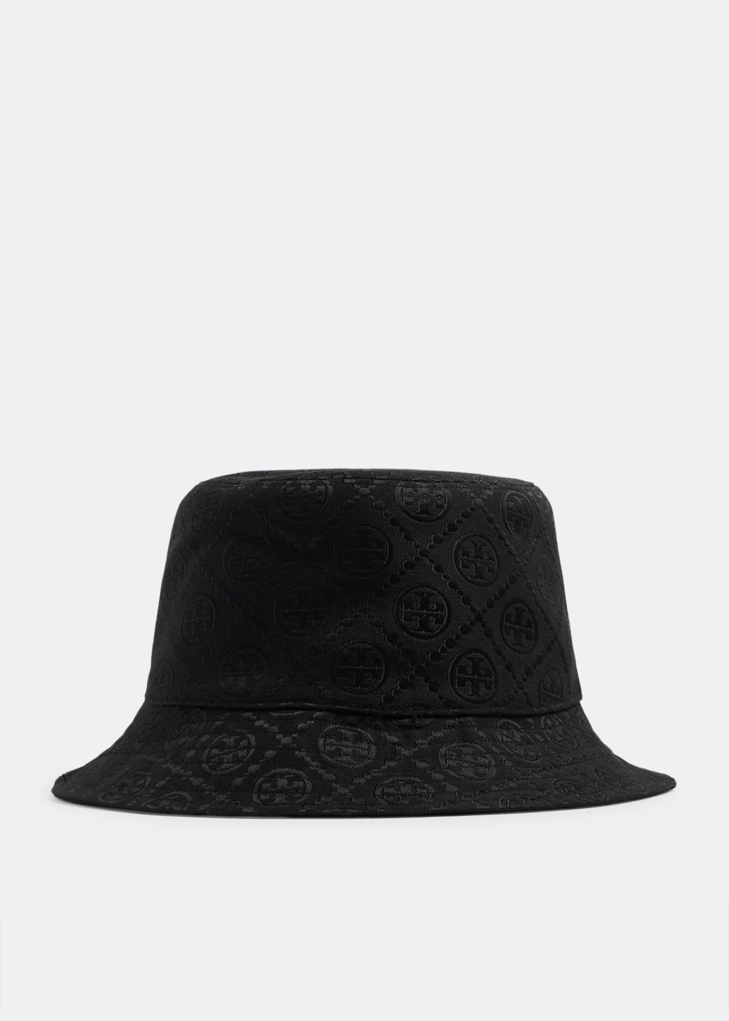 

T Monogram bucket hat, Black