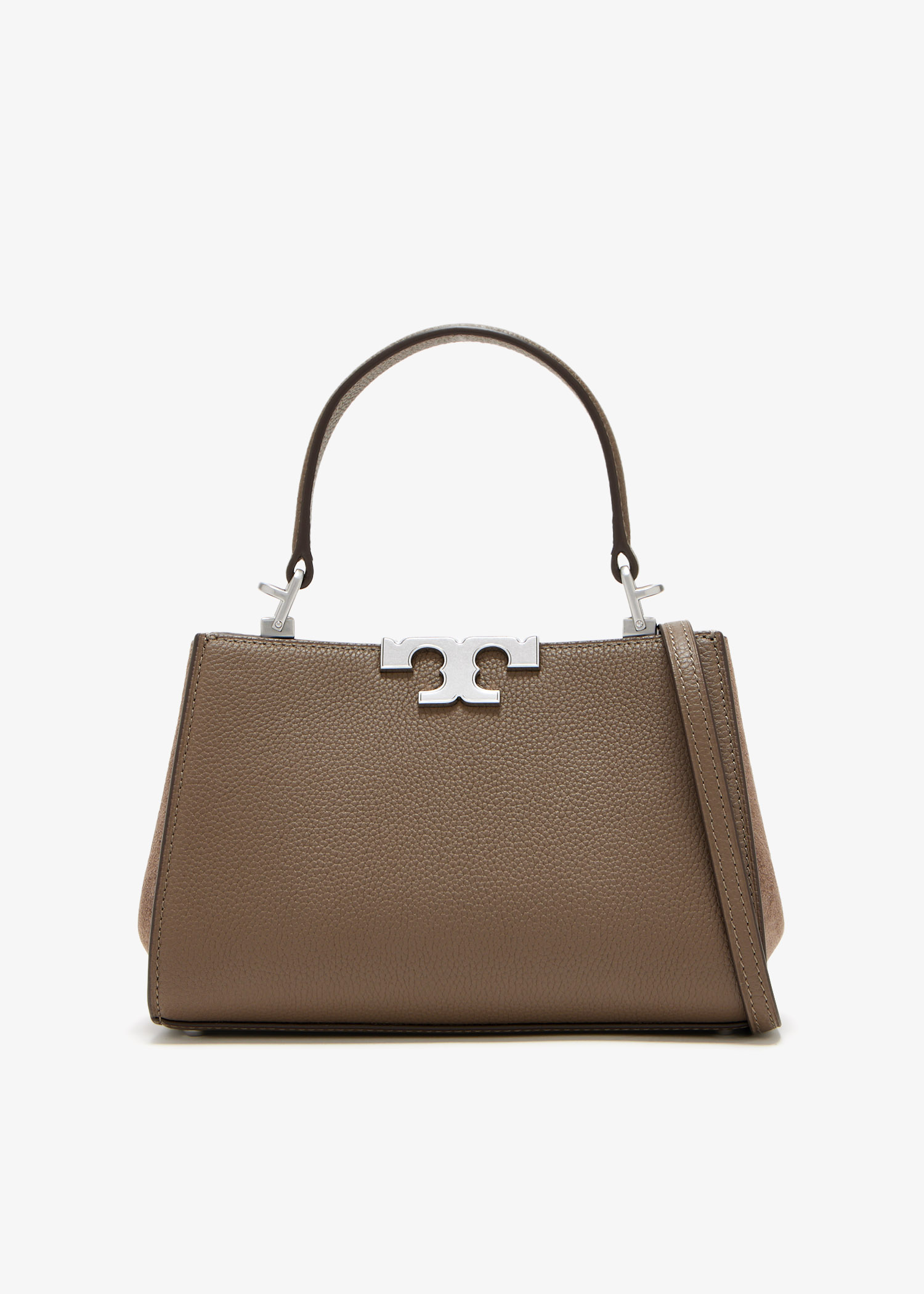 

Mini Eleanor Pebbled satchel, Brown
