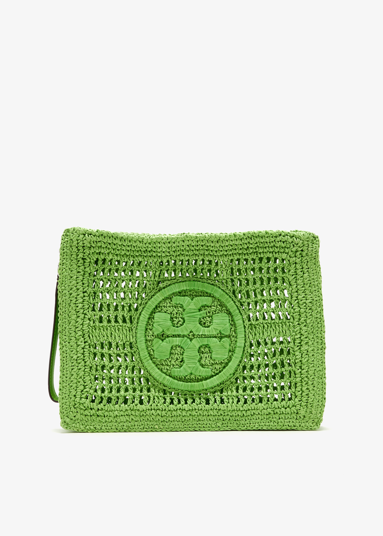 

Ella crochet pouch, Green