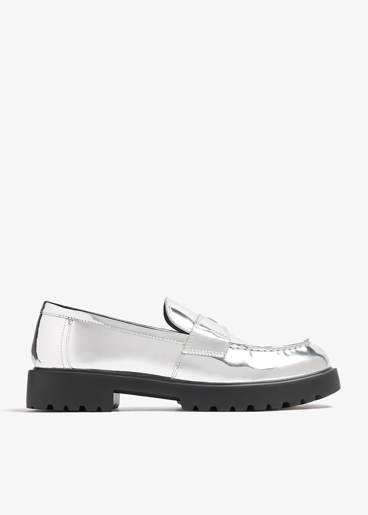 

Classic Lug loafers, Silver