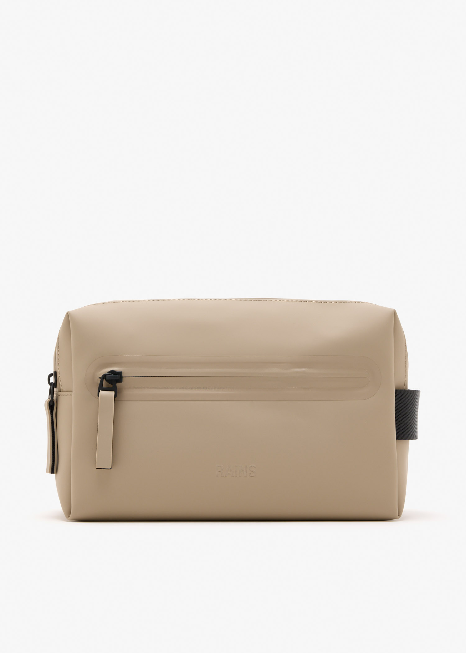 

Zip wash bag, Beige