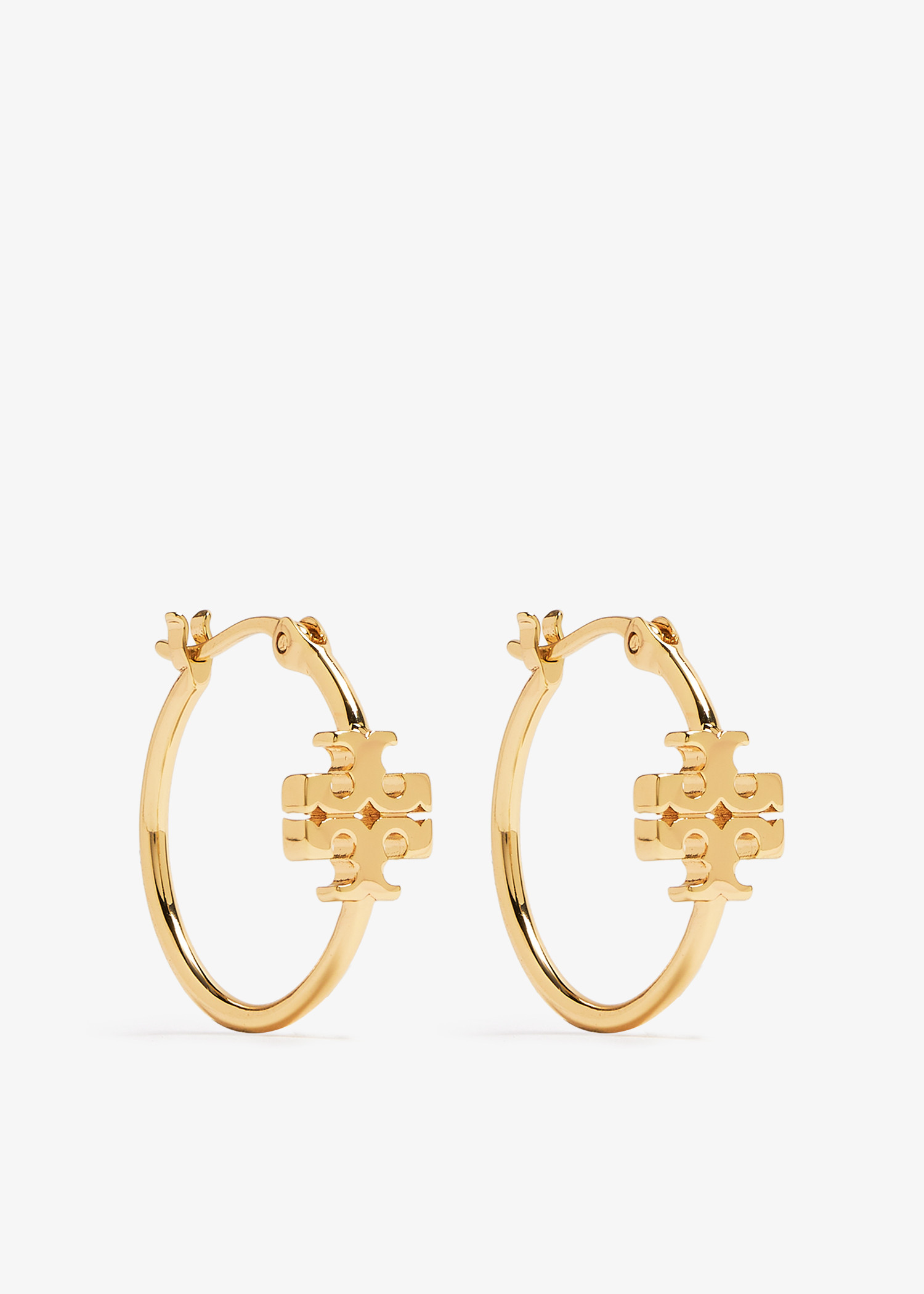 

Eleanor small hoop earrings, Gold