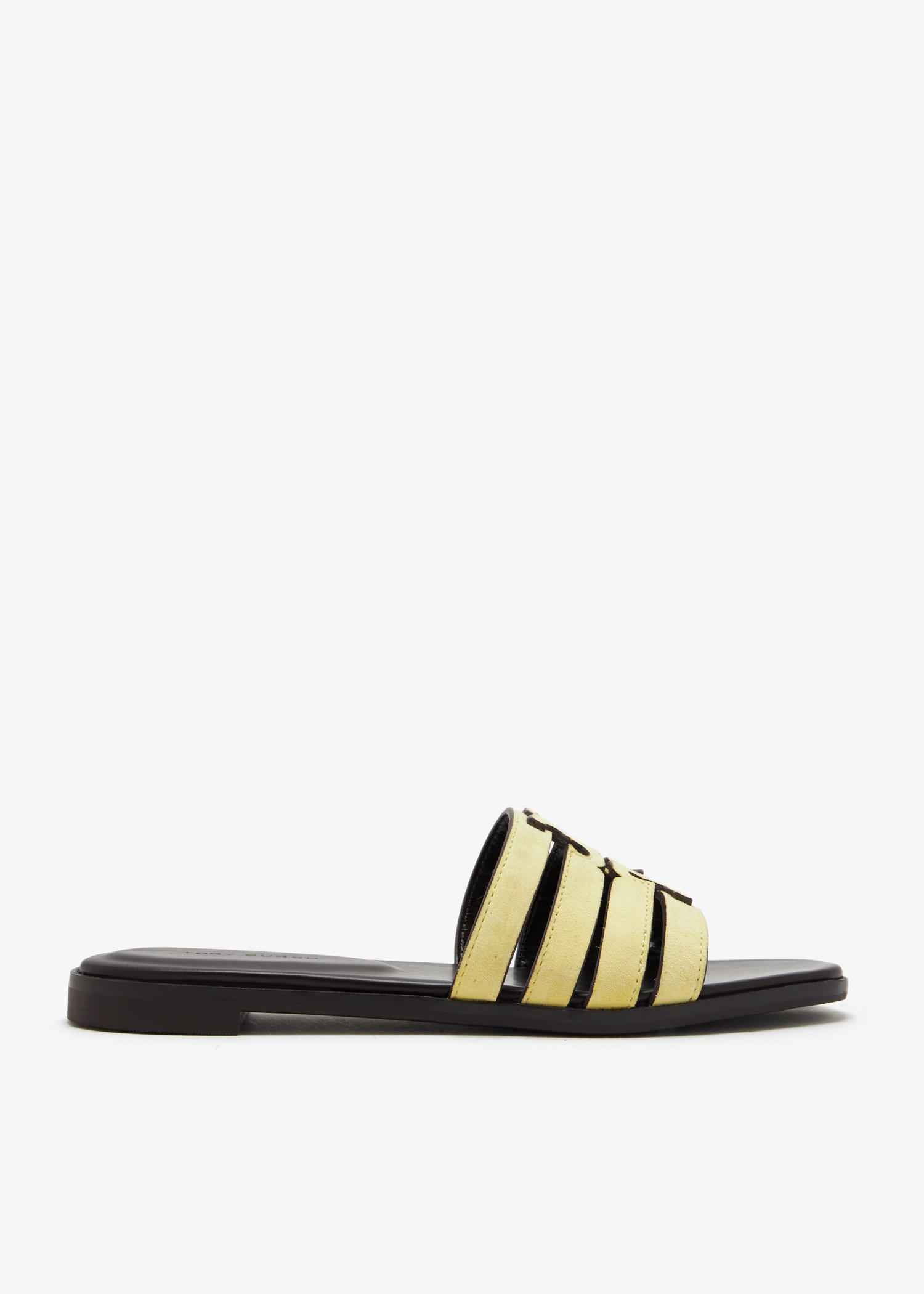 

Ines cage slide sandals, Yellow
