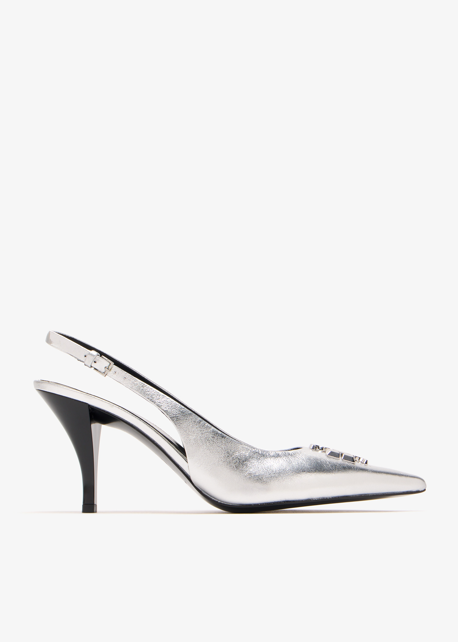 

Eleanor slingback pumps, Silver