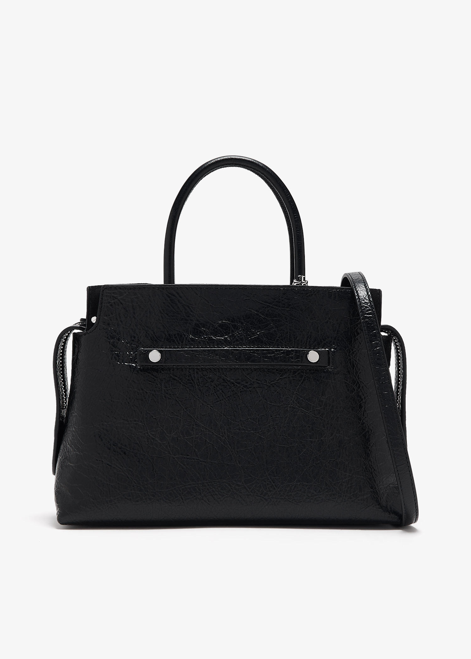 

Mercer distressed satchel, Black