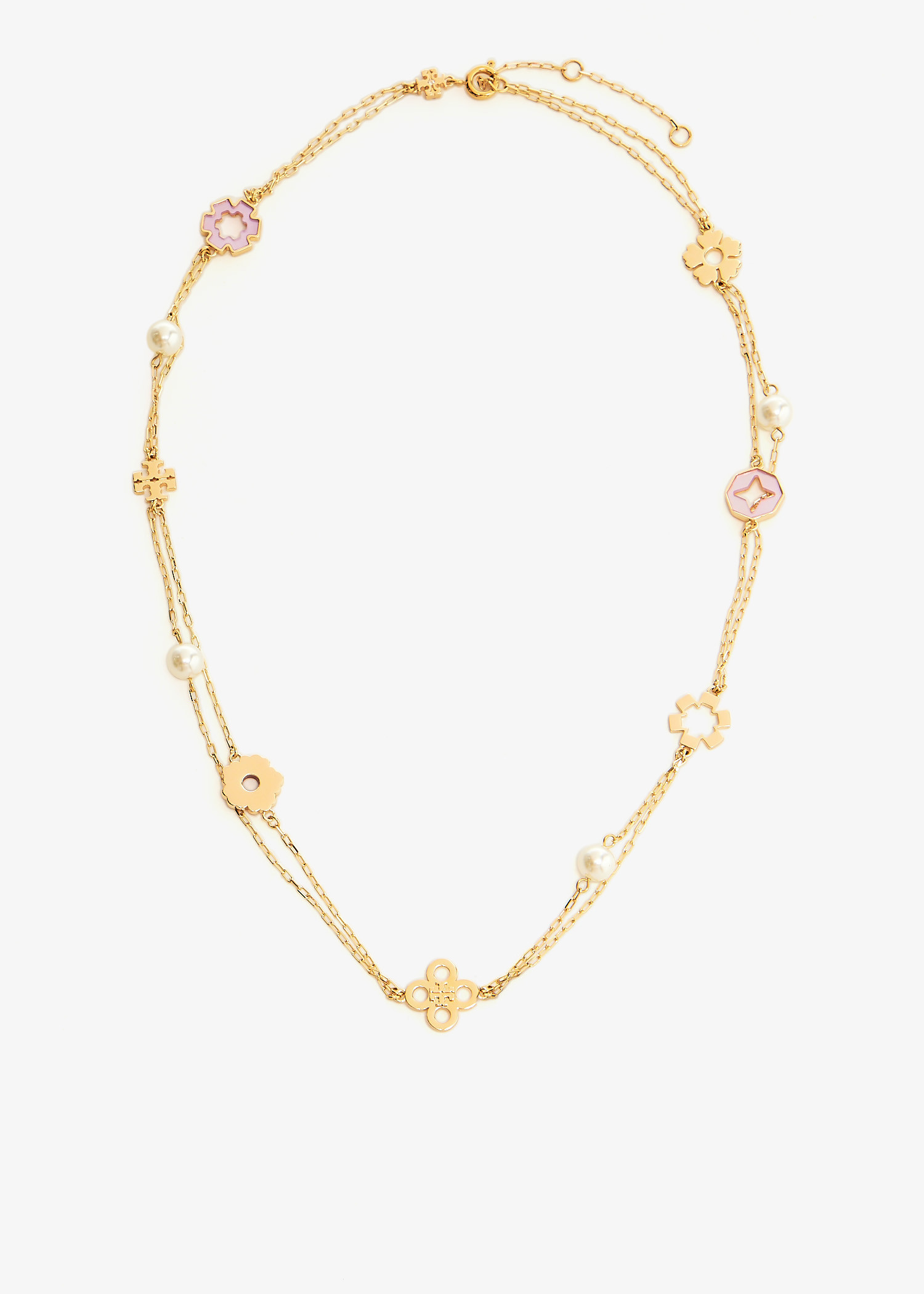 

Kira Clover layered necklace, Gold