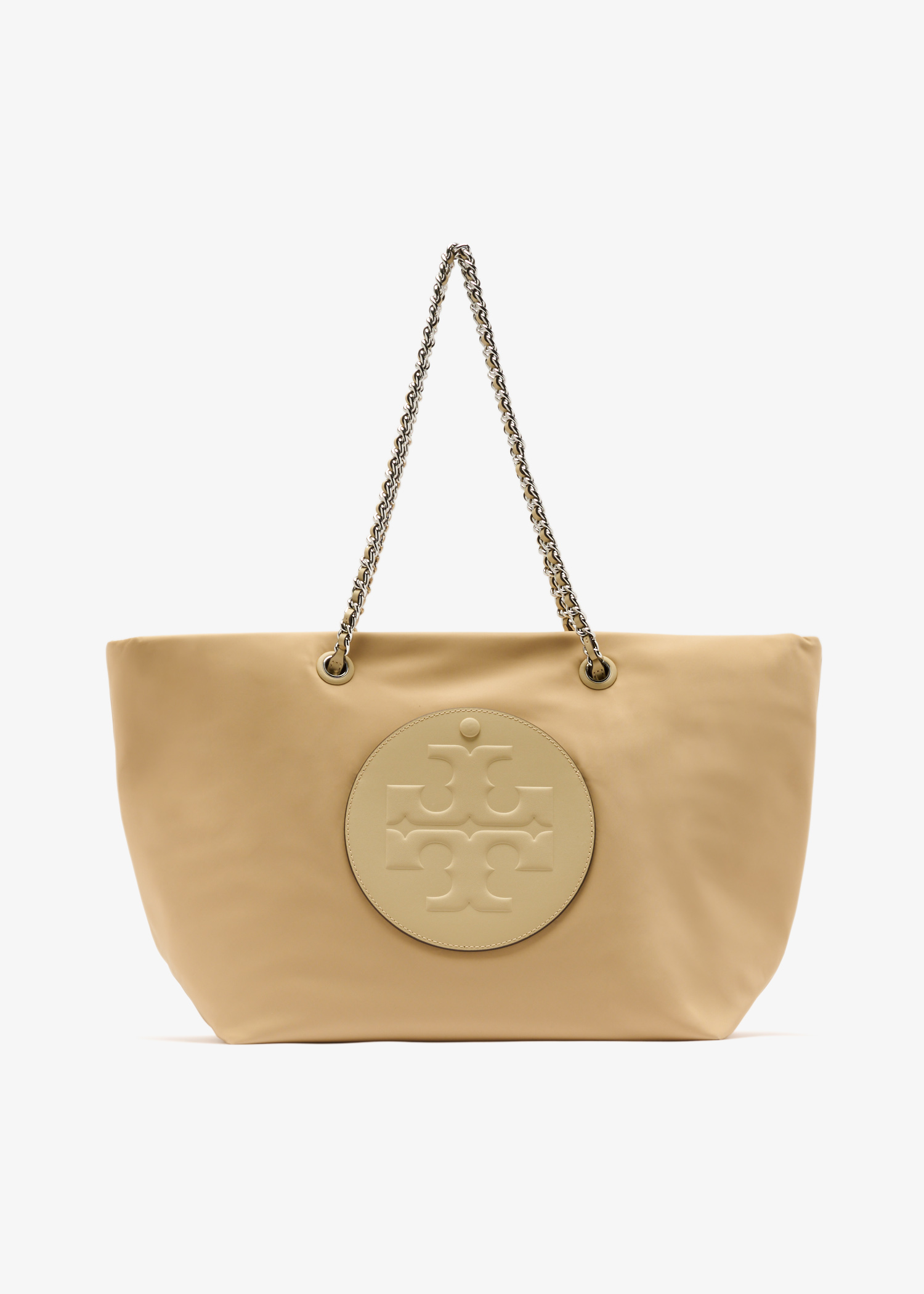 

Ella chain tote bag, Beige