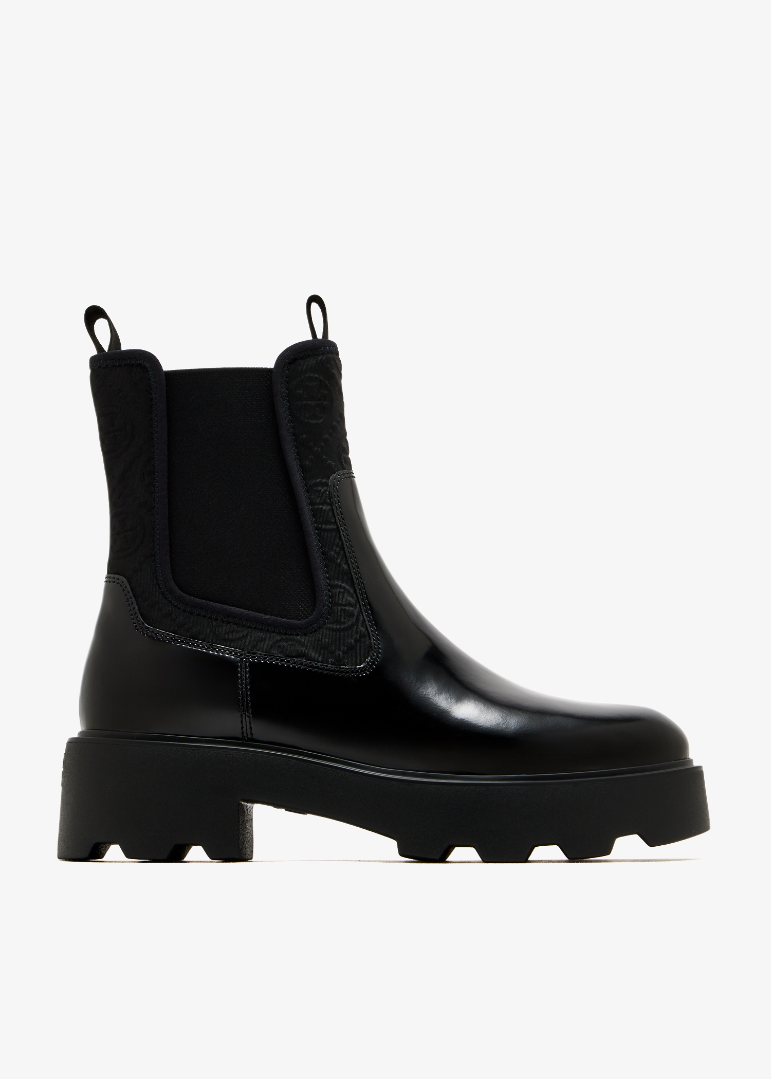 

T Monogram Chelsea boots, Black