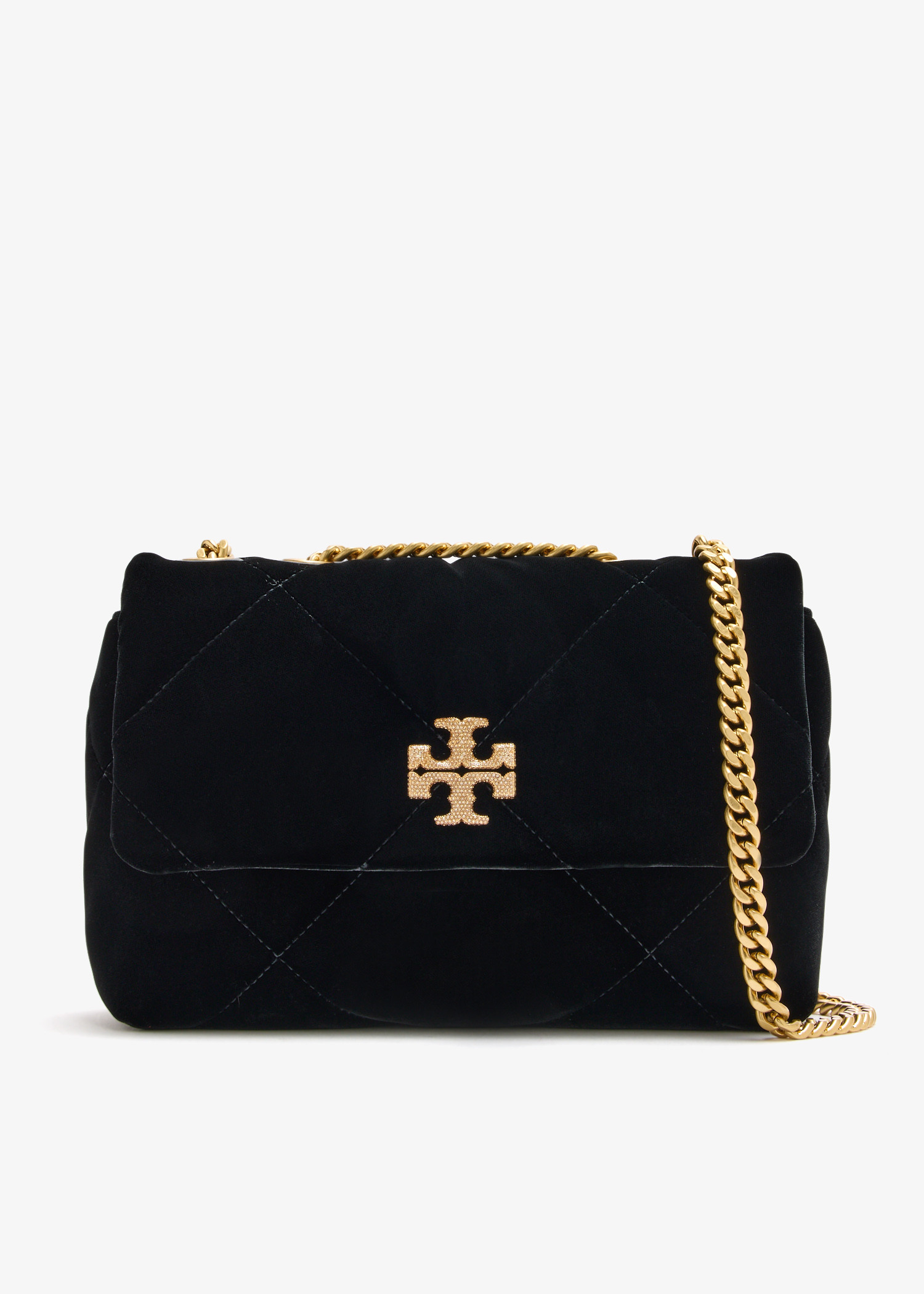 

Kira Pavé small convertible shoulder bag, Black