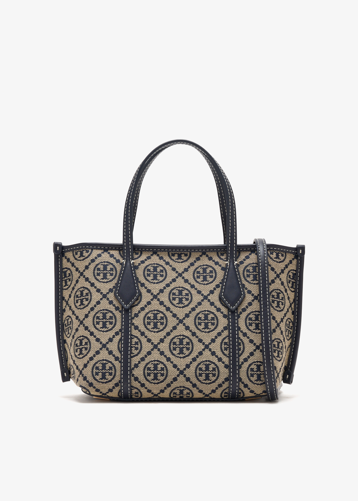 

Perry T Monogram mini tote bag, Navy