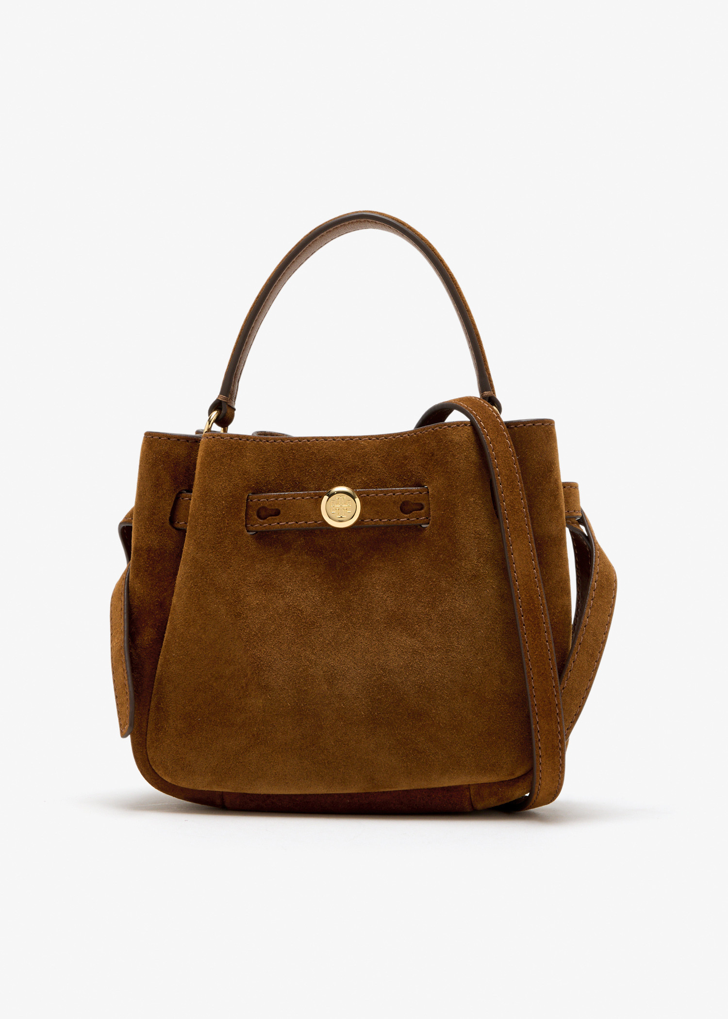 

Romy mini bucket bag, Brown