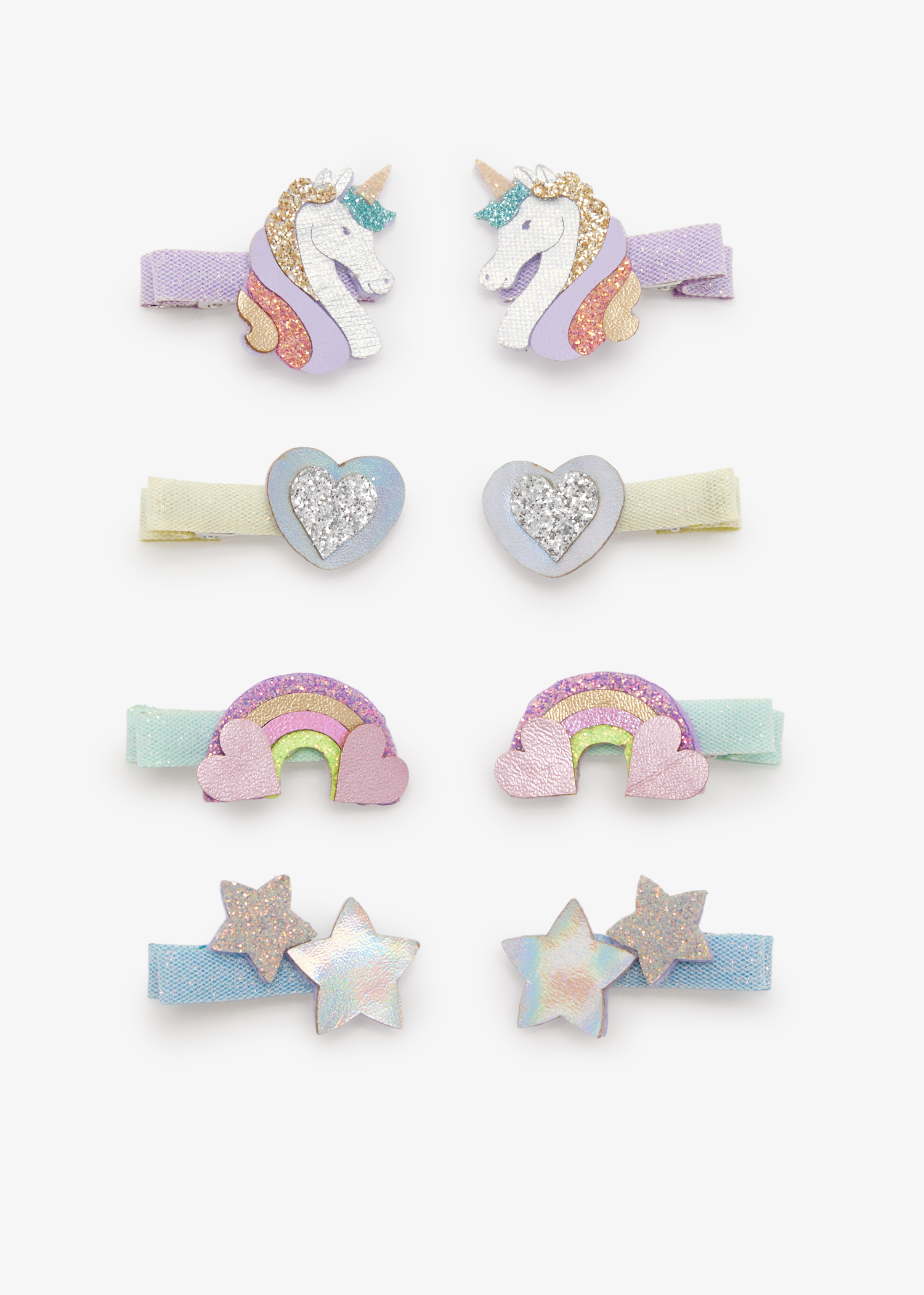

Dreamy Unicorn mini clips, Multicolored