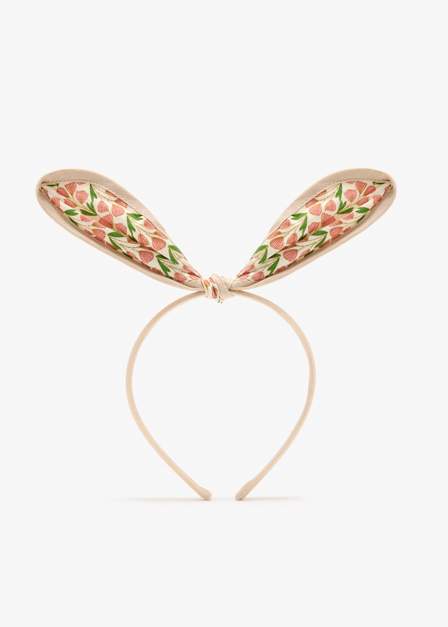 

Tulip bunny ears headband, Beige