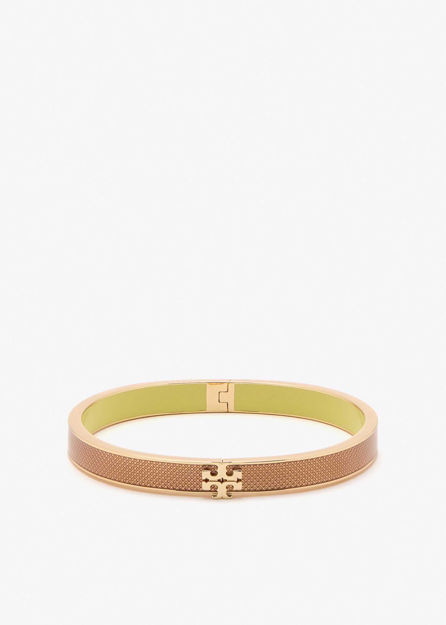 

Medium Icon Guilloché enamel bracelet, Gold