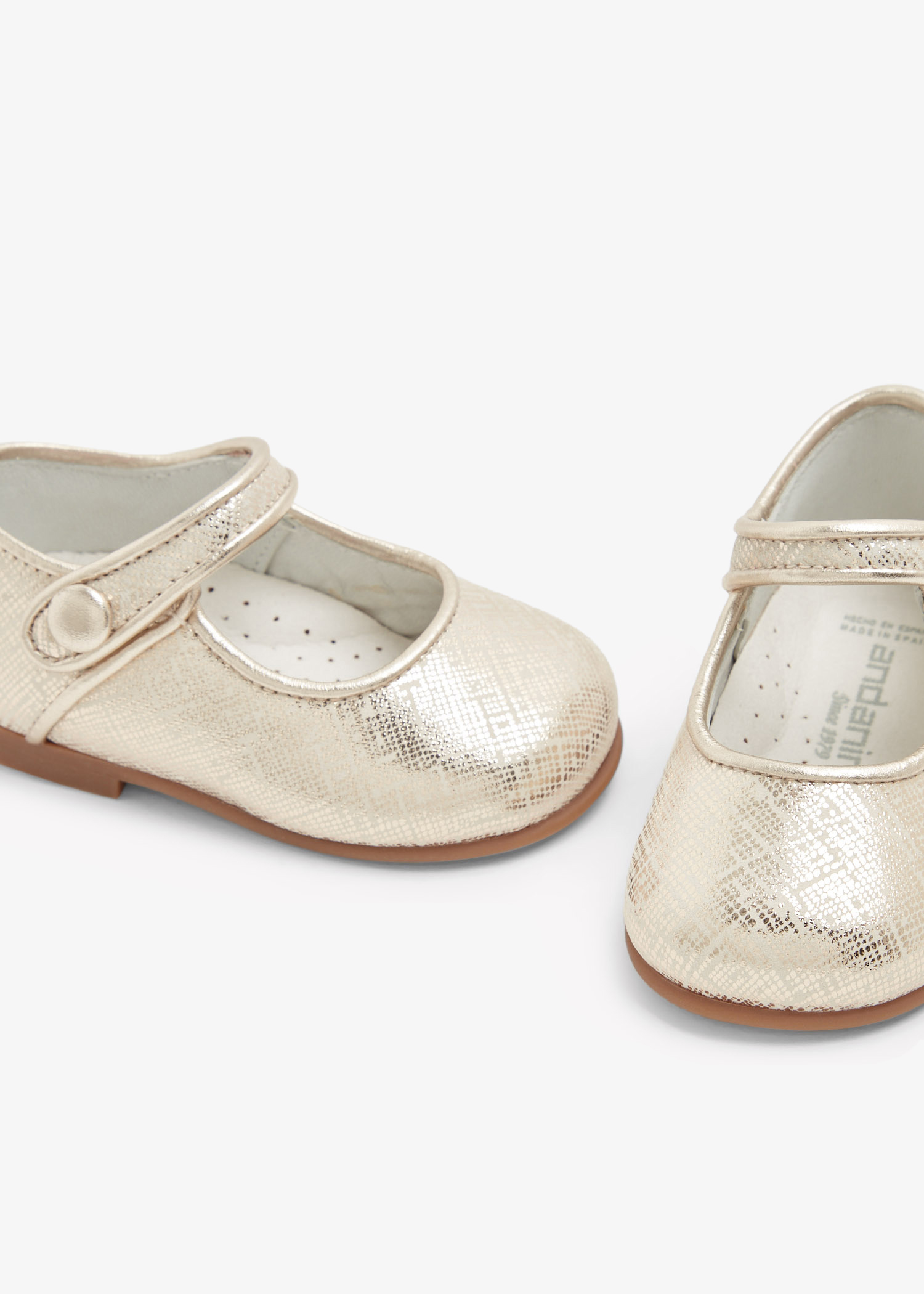 

Classic Mary Jane ballerinas, Gold