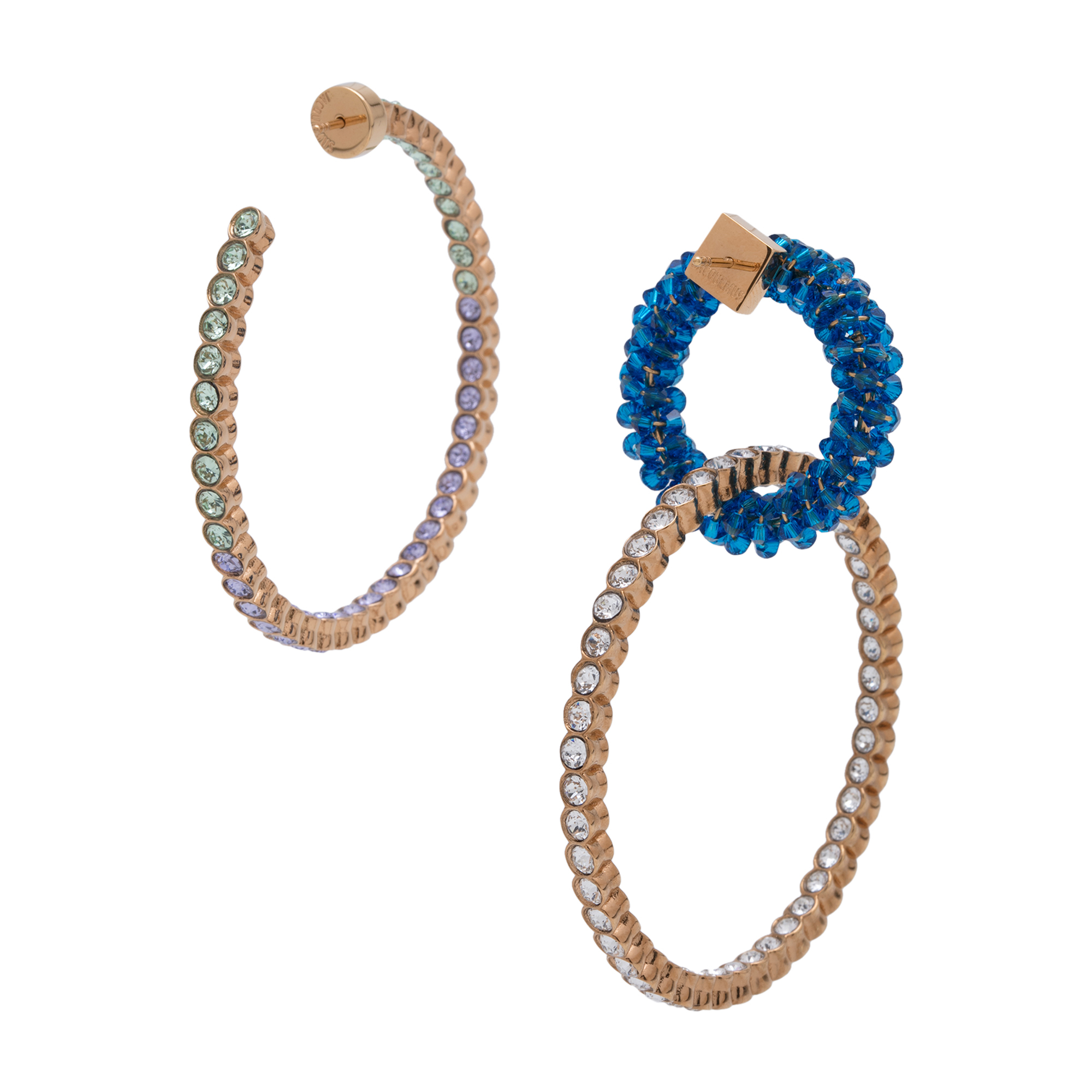 

Les Creoles Conca earrings, Blue