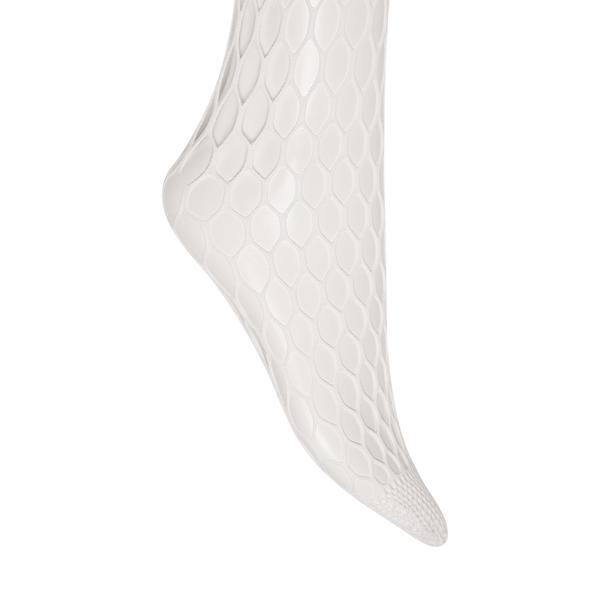 

x Amina Muaddi net tights, White